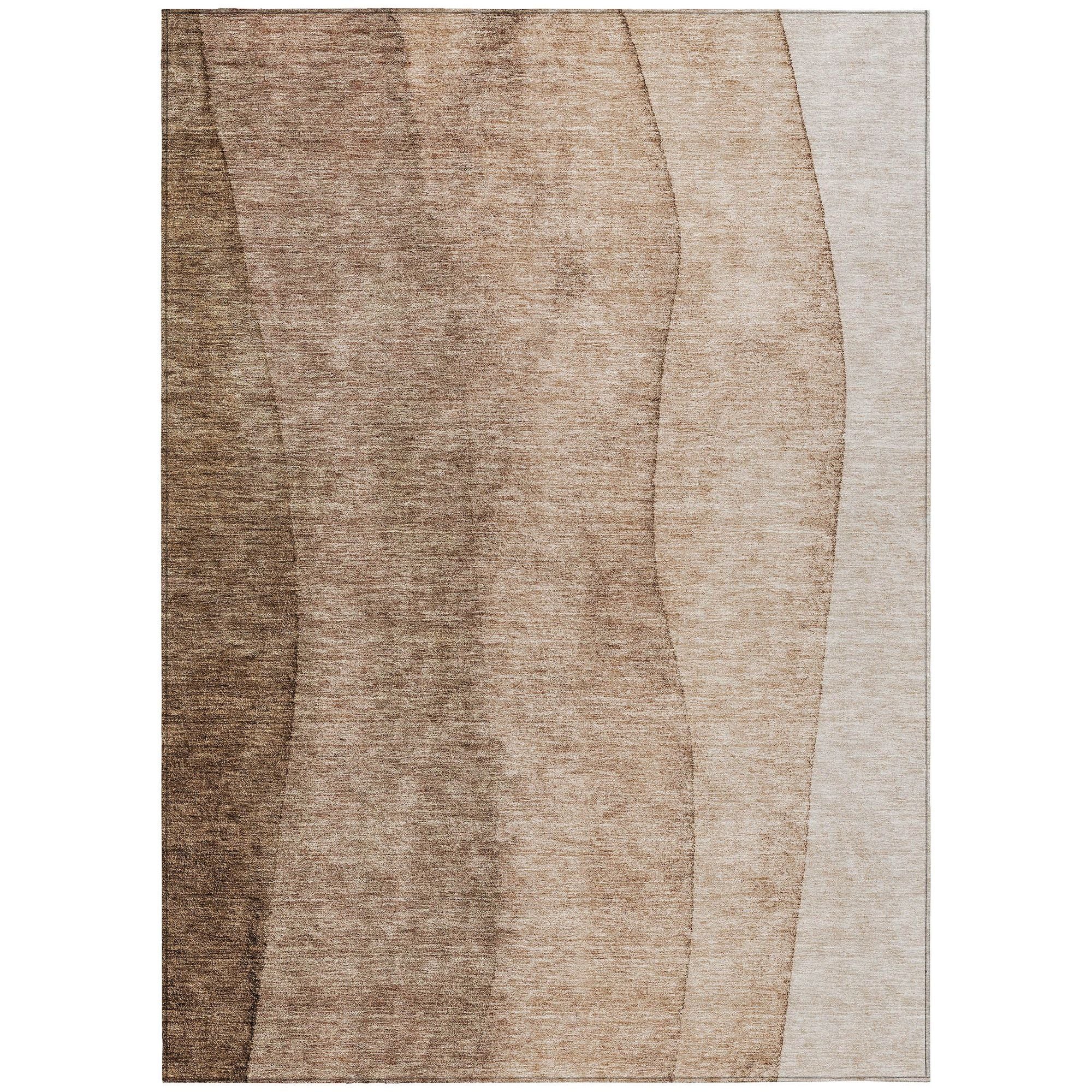 Machine Made ACN690 Brown  Rugs #color_brown 