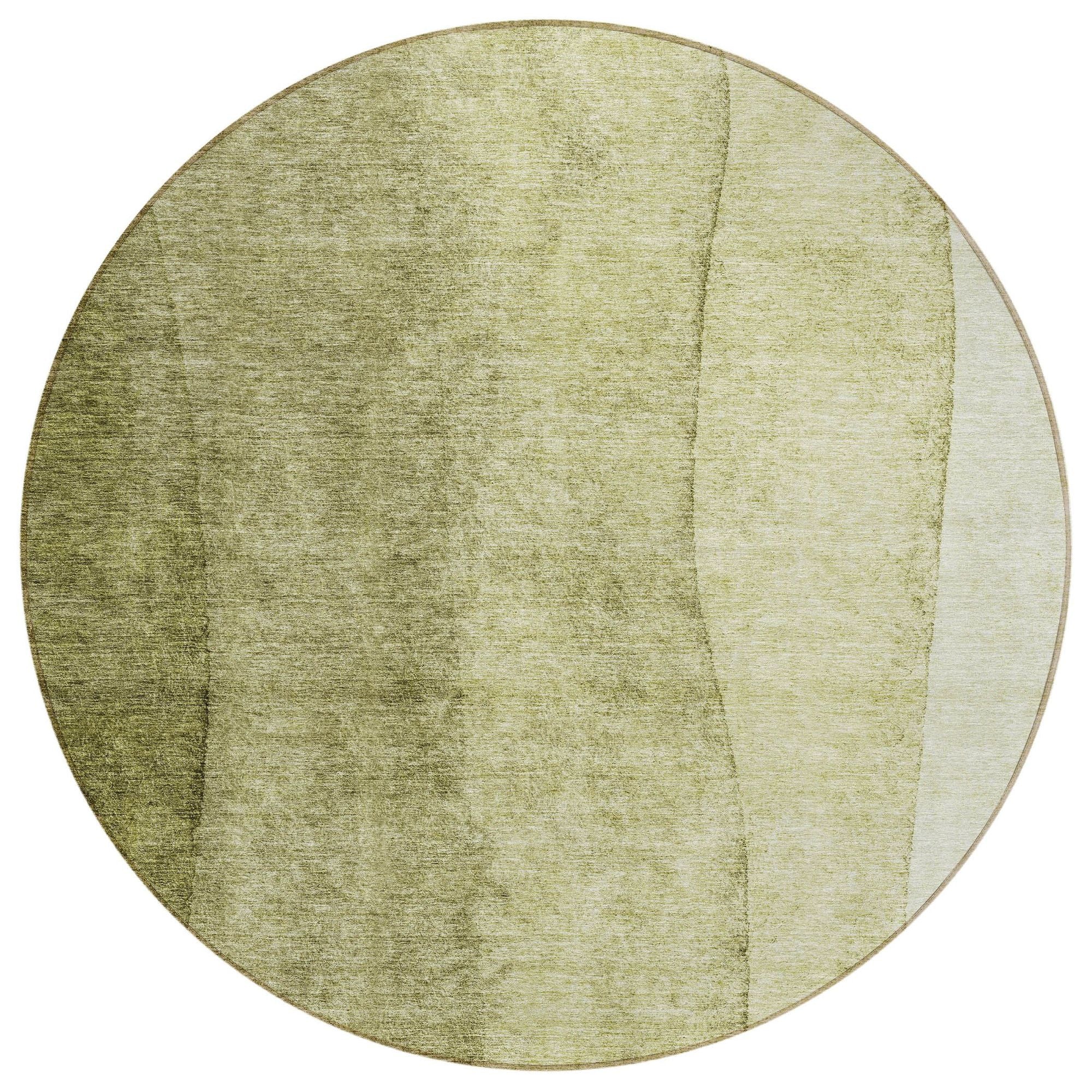 Machine Made ACN690 Olive Green Rugs #color_olive green
