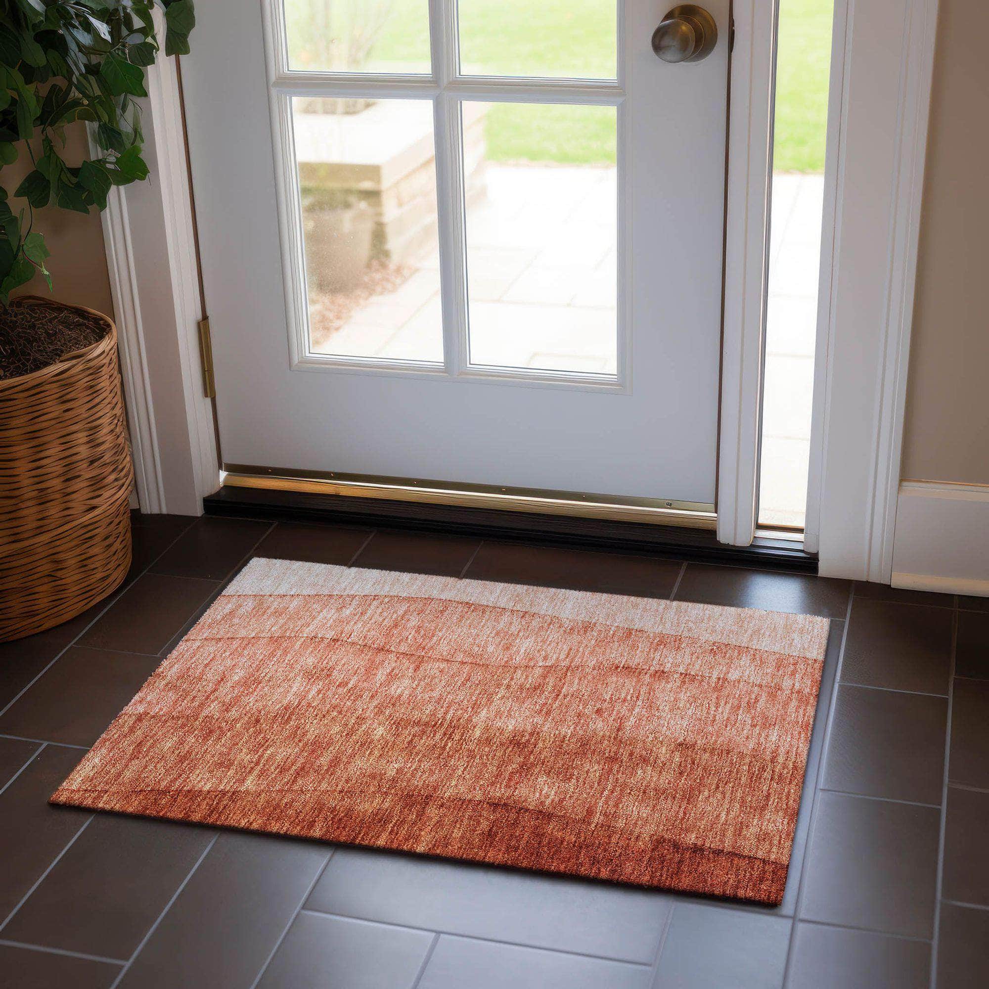 Machine Made ACN690 Paprika Orange Rugs #color_paprika orange