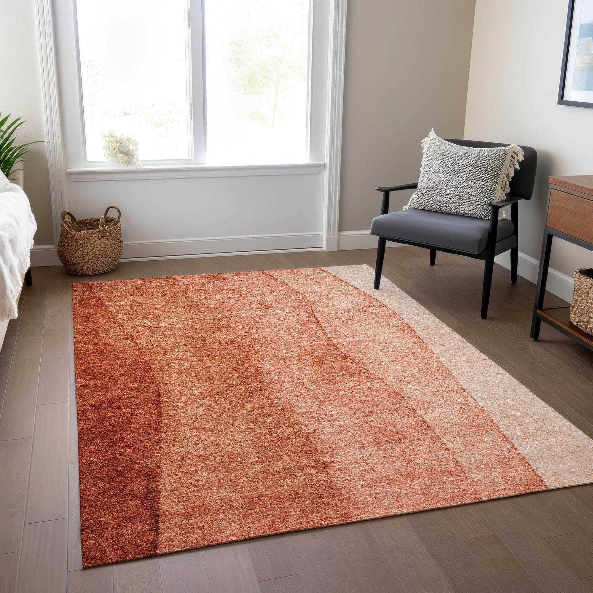Machine Made ACN690 Paprika Orange Rugs #color_paprika orange