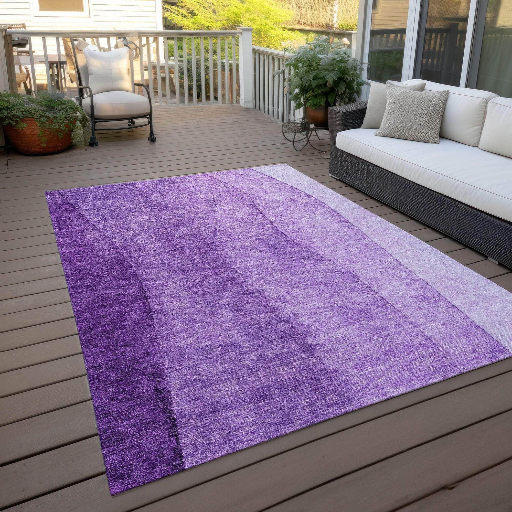 Machine Made ACN690 Purple  Rugs #color_purple 