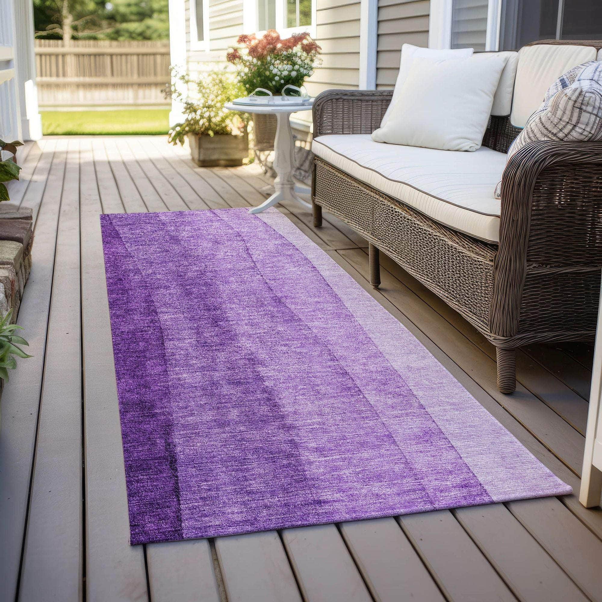 Machine Made ACN690 Purple  Rugs #color_purple 
