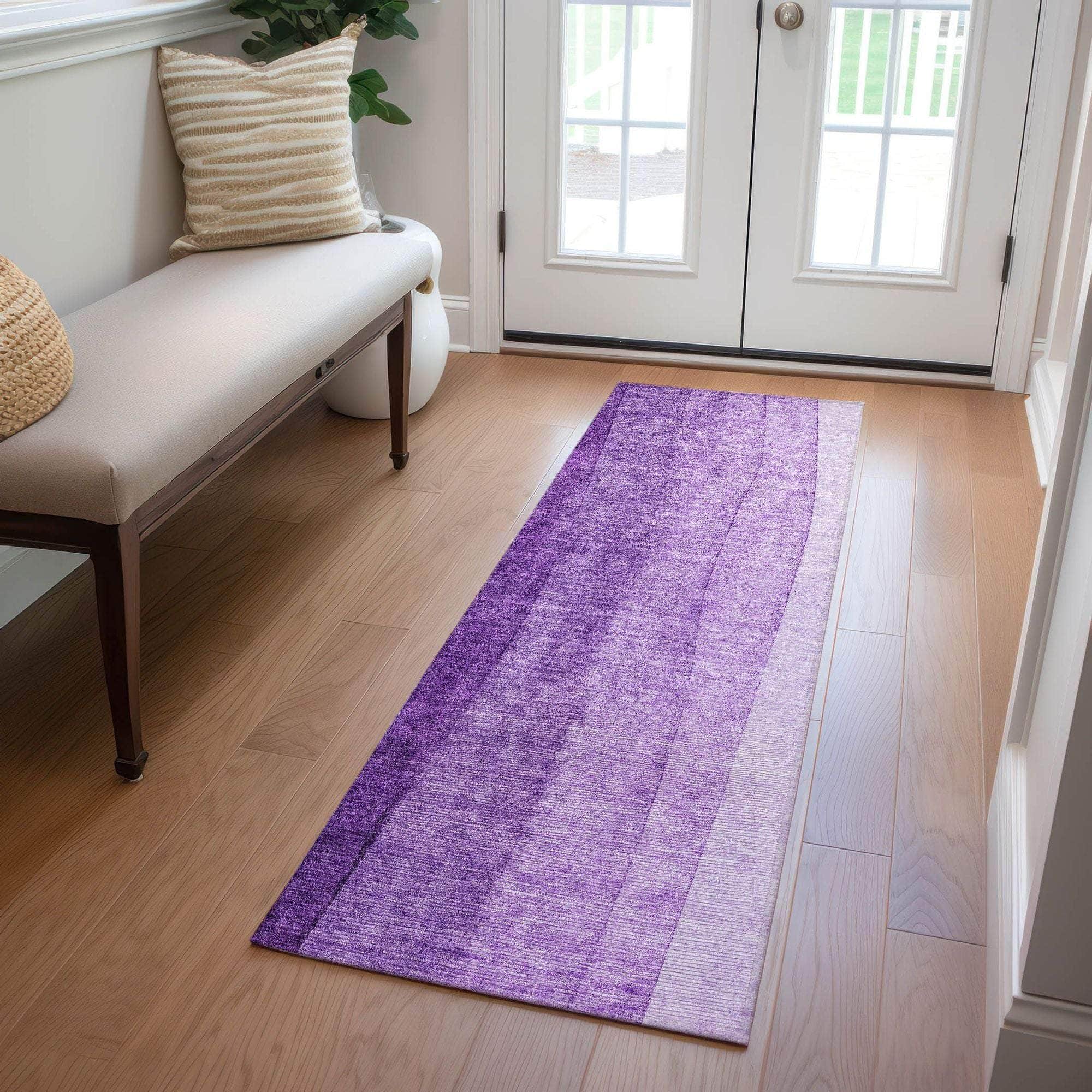 Machine Made ACN690 Purple  Rugs #color_purple 