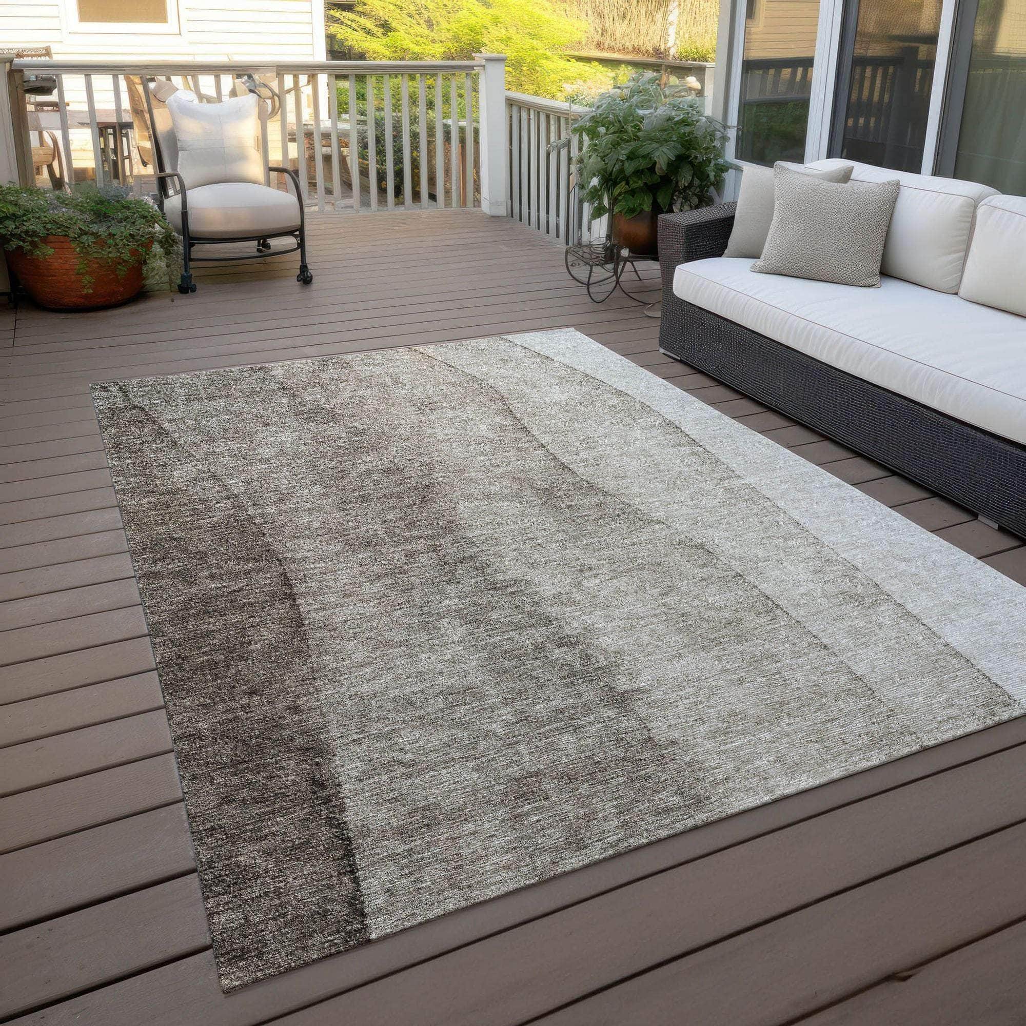 Machine Made ACN690 Taupe Brown Rugs #color_taupe brown