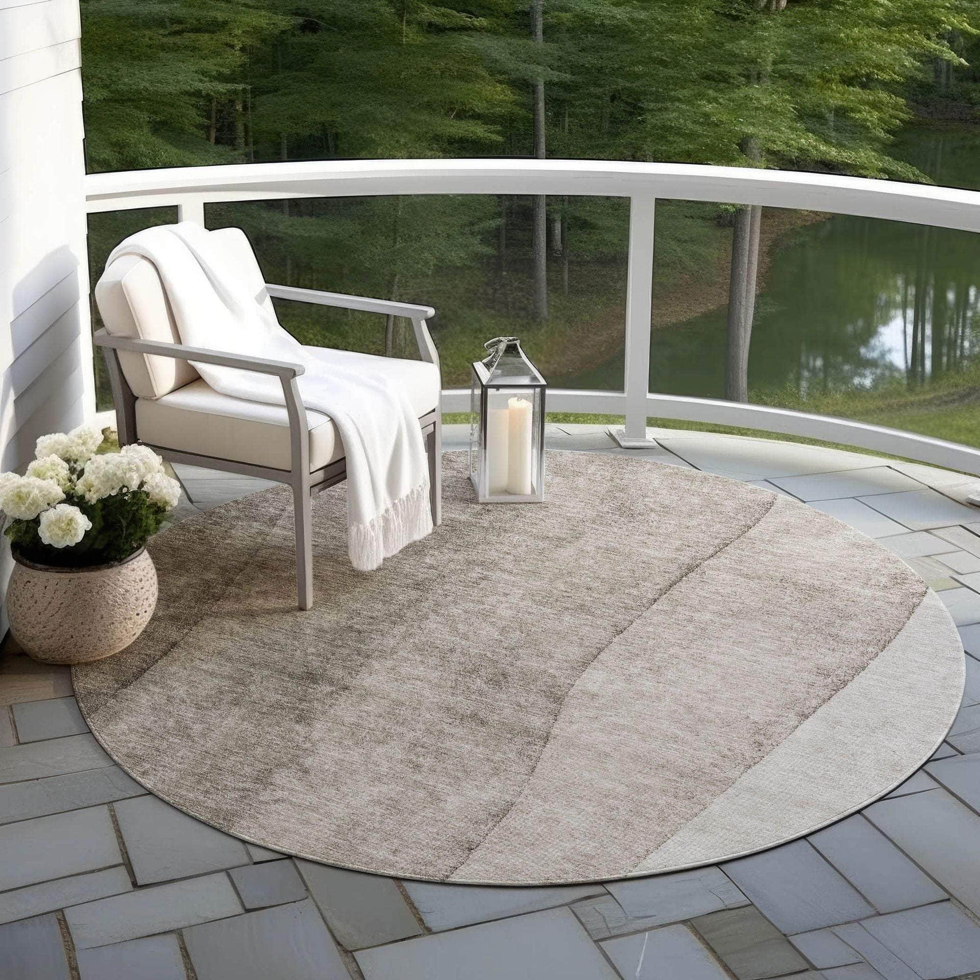Machine Made ACN690 Taupe Brown Rugs #color_taupe brown