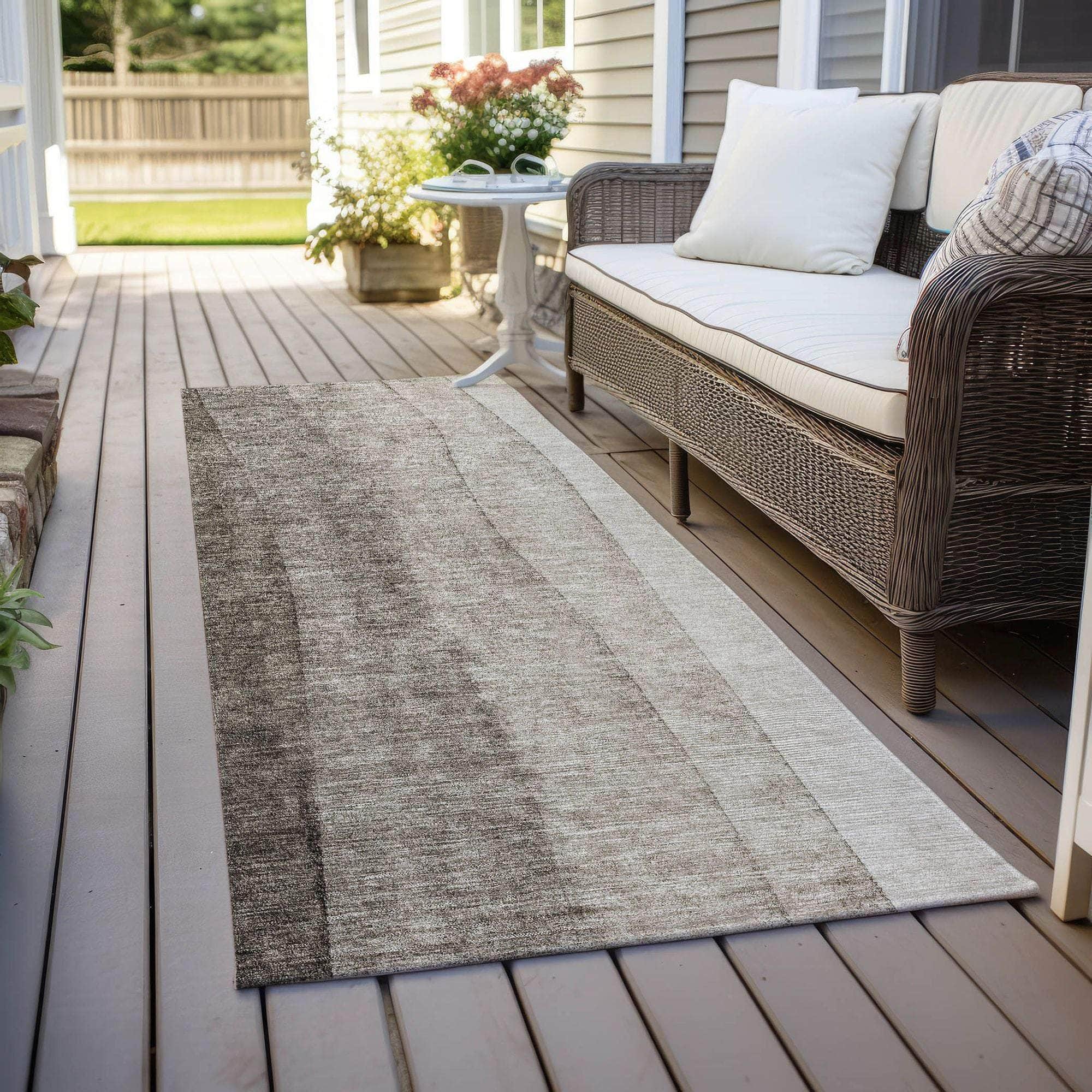 Machine Made ACN690 Taupe Brown Rugs #color_taupe brown