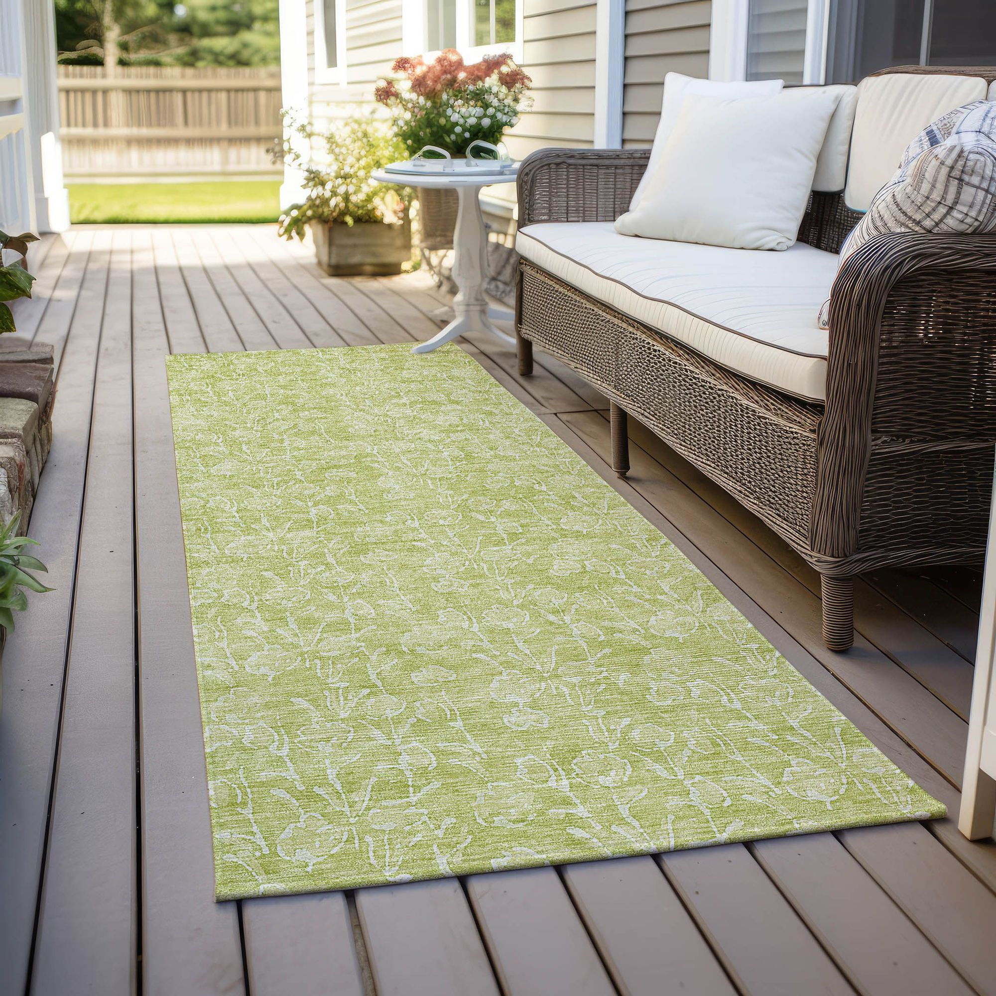 Cinnabar Machine Washable Rug