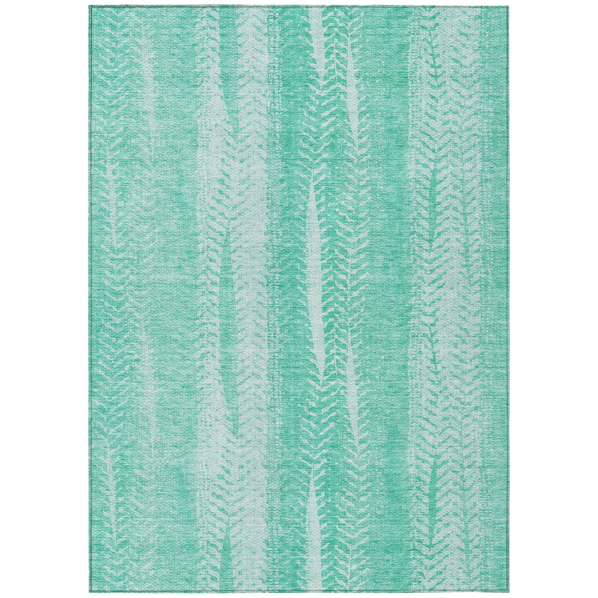 Machine Made ACN694 Aqua Teal Rugs #color_aqua teal