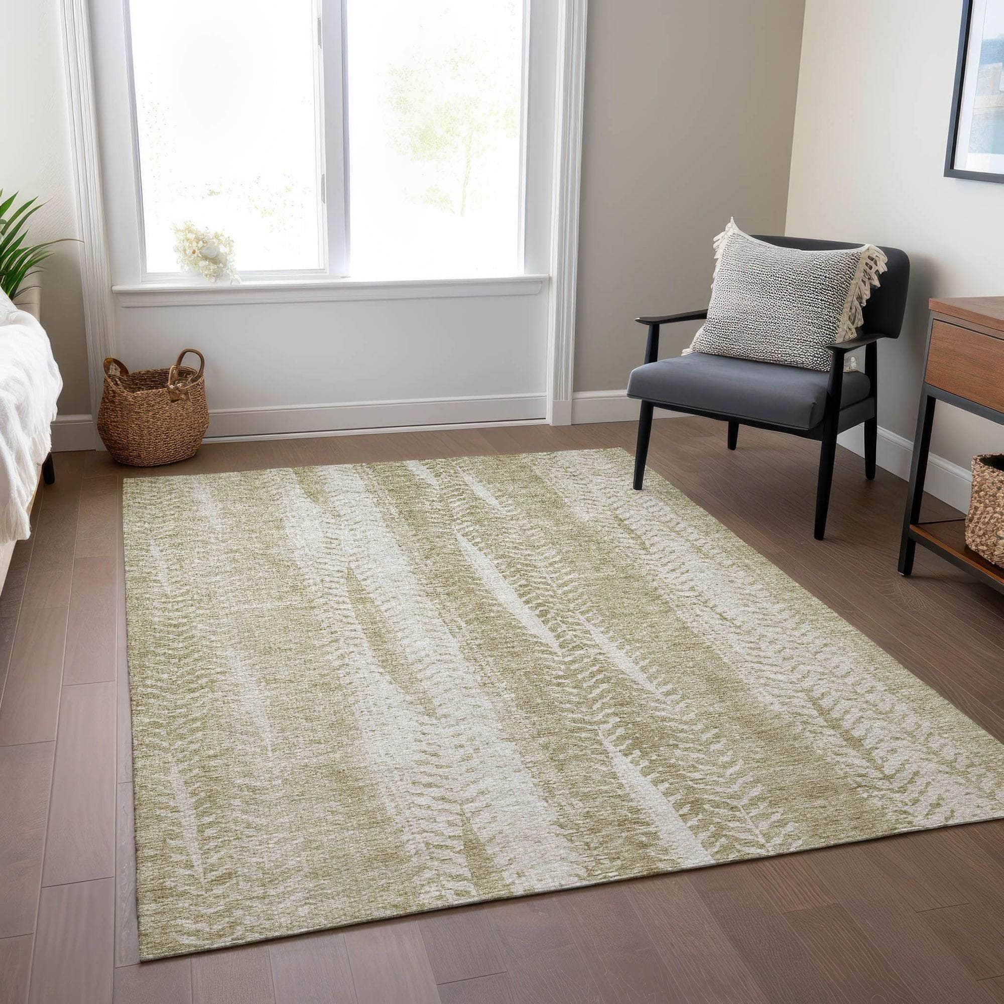 Machine Made ACN694 Beige Brown Rugs #color_beige brown
