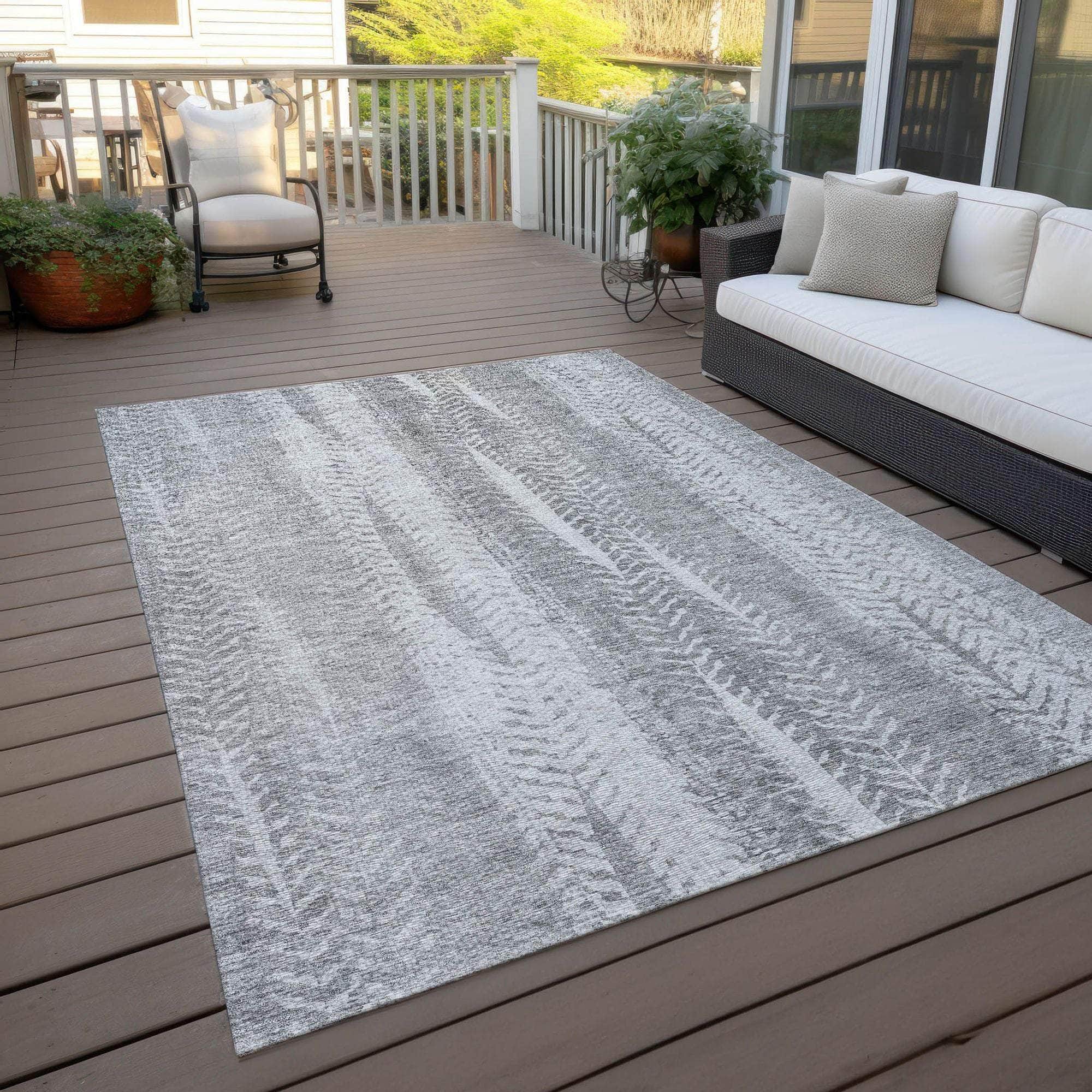 Machine Made ACN694 Silver Gray Rugs #color_silver gray