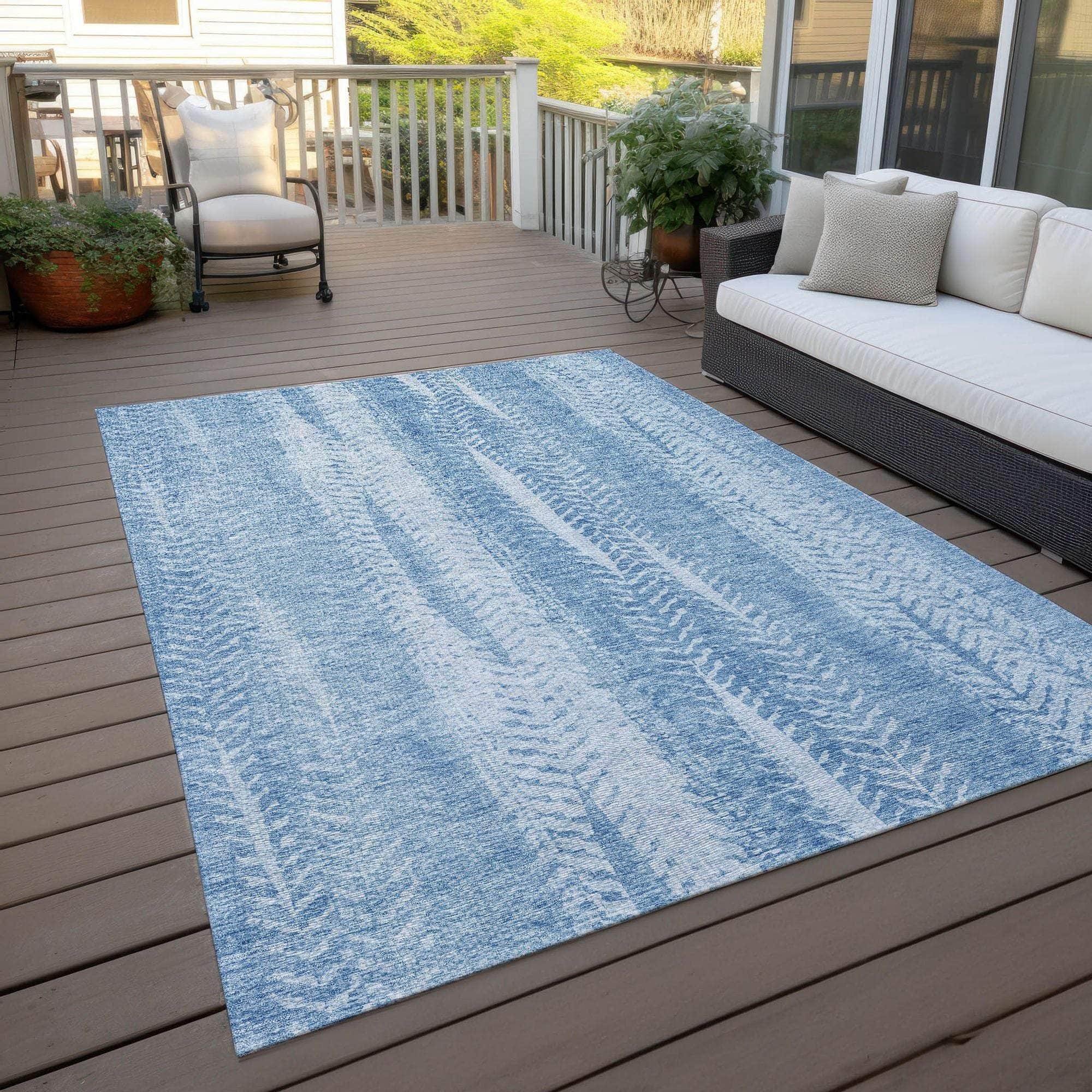 Machine Made ACN694 Sky Blue Rugs #color_sky blue