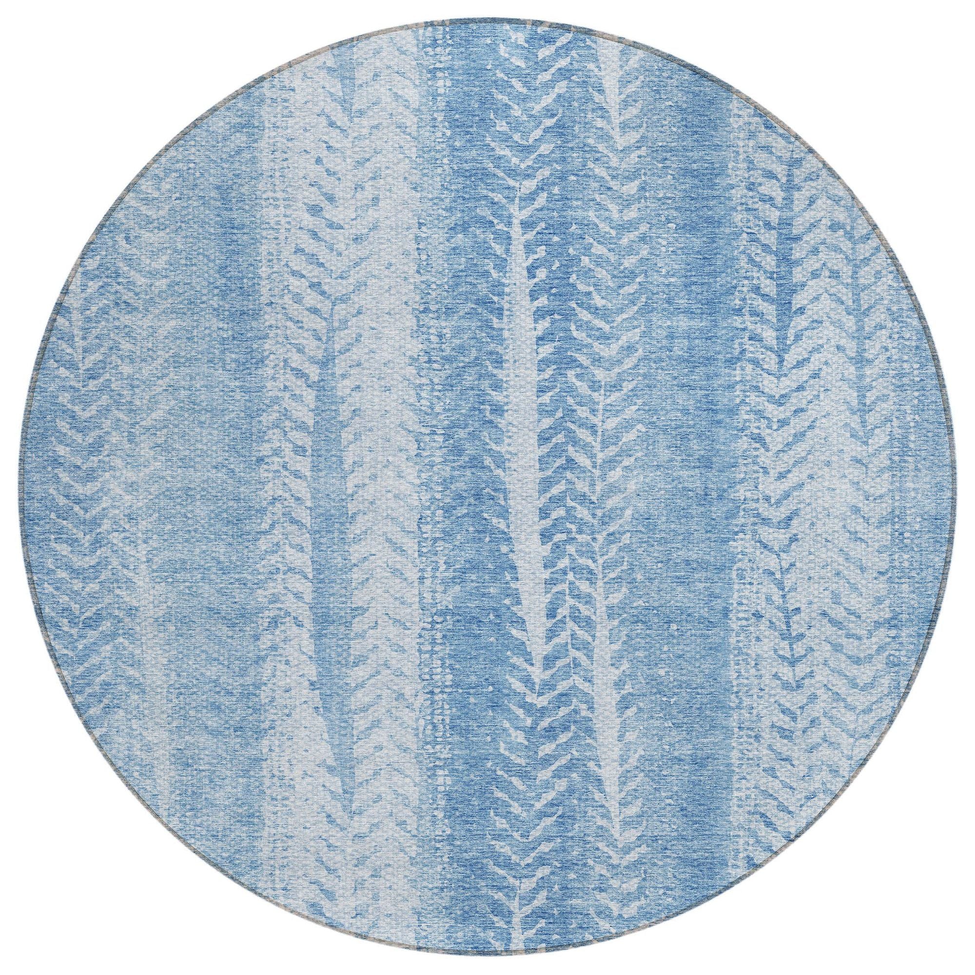 Machine Made ACN694 Sky Blue Rugs #color_sky blue