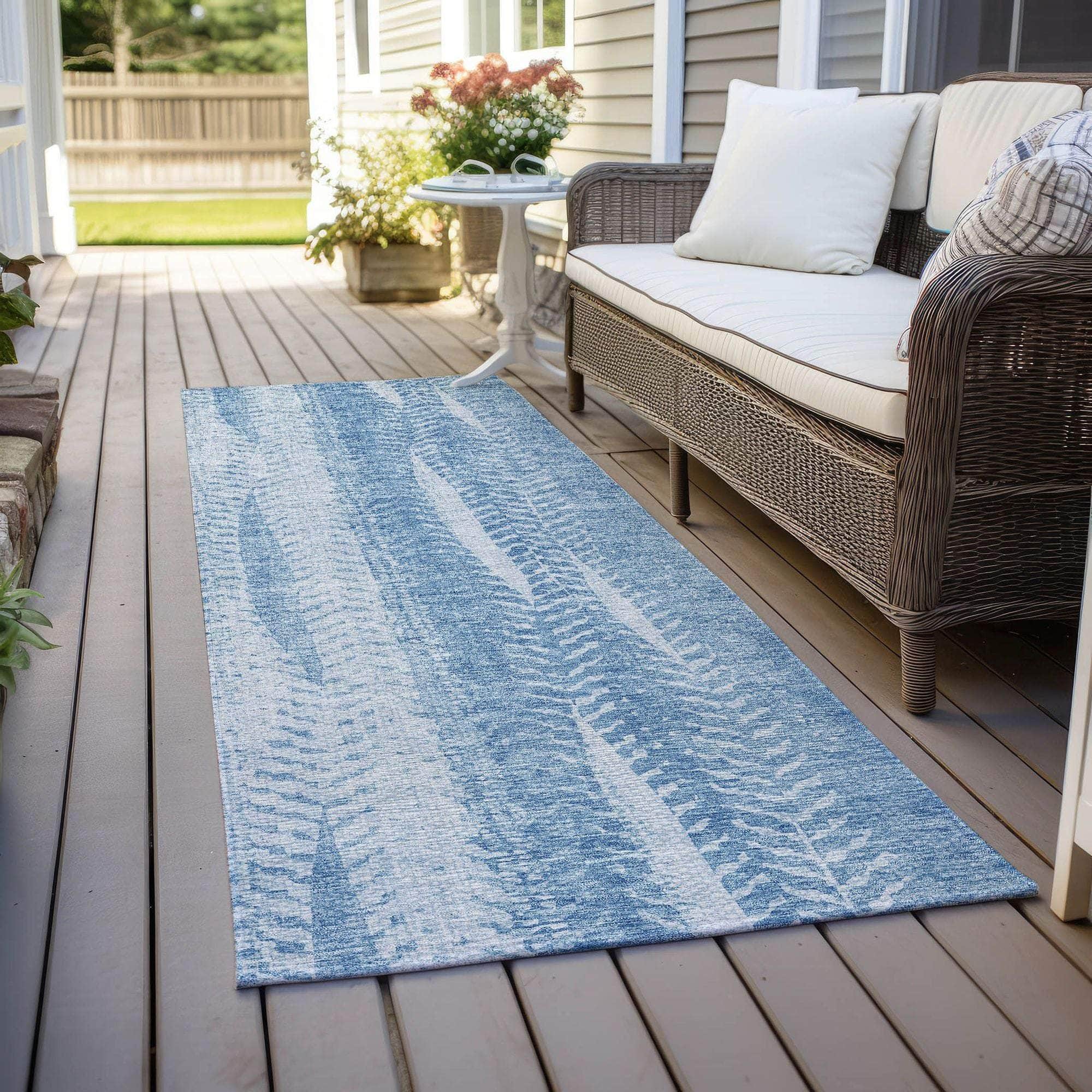 Machine Made ACN694 Sky Blue Rugs #color_sky blue