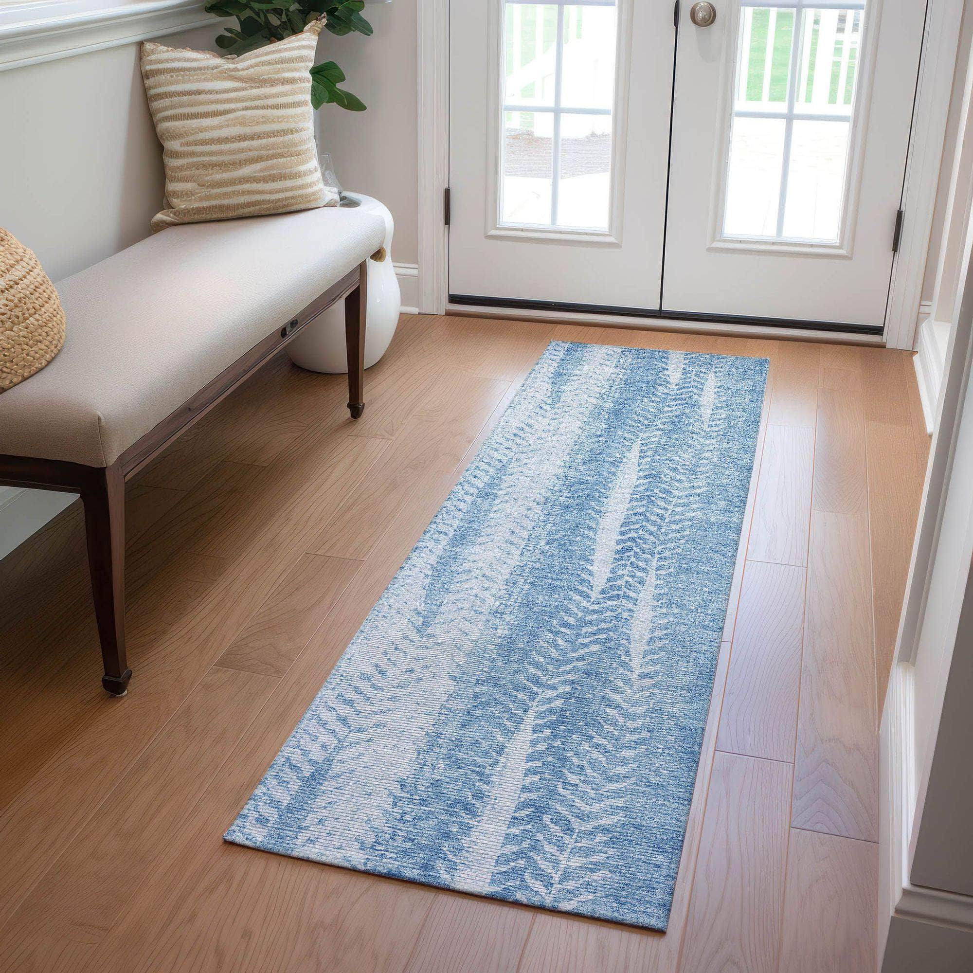 Machine Made ACN694 Sky Blue Rugs #color_sky blue