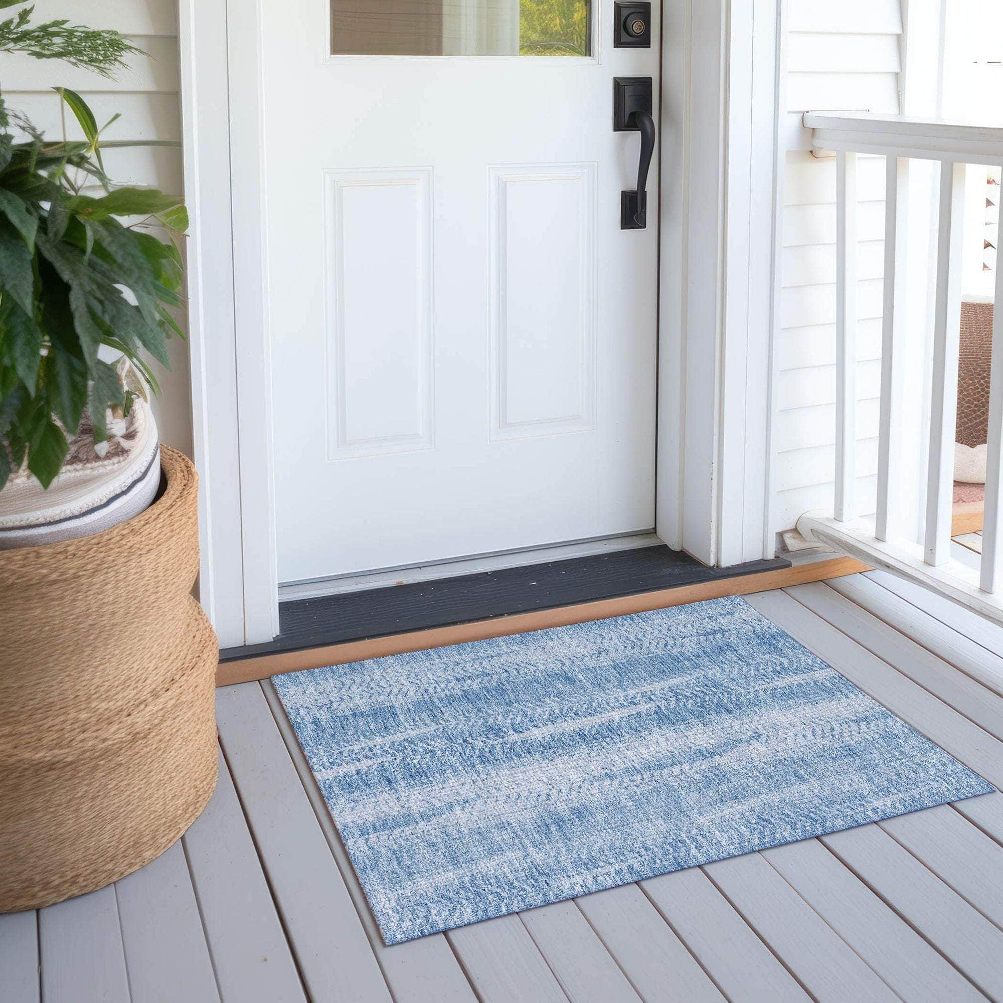 Machine Made ACN694 Sky Blue Rugs #color_sky blue