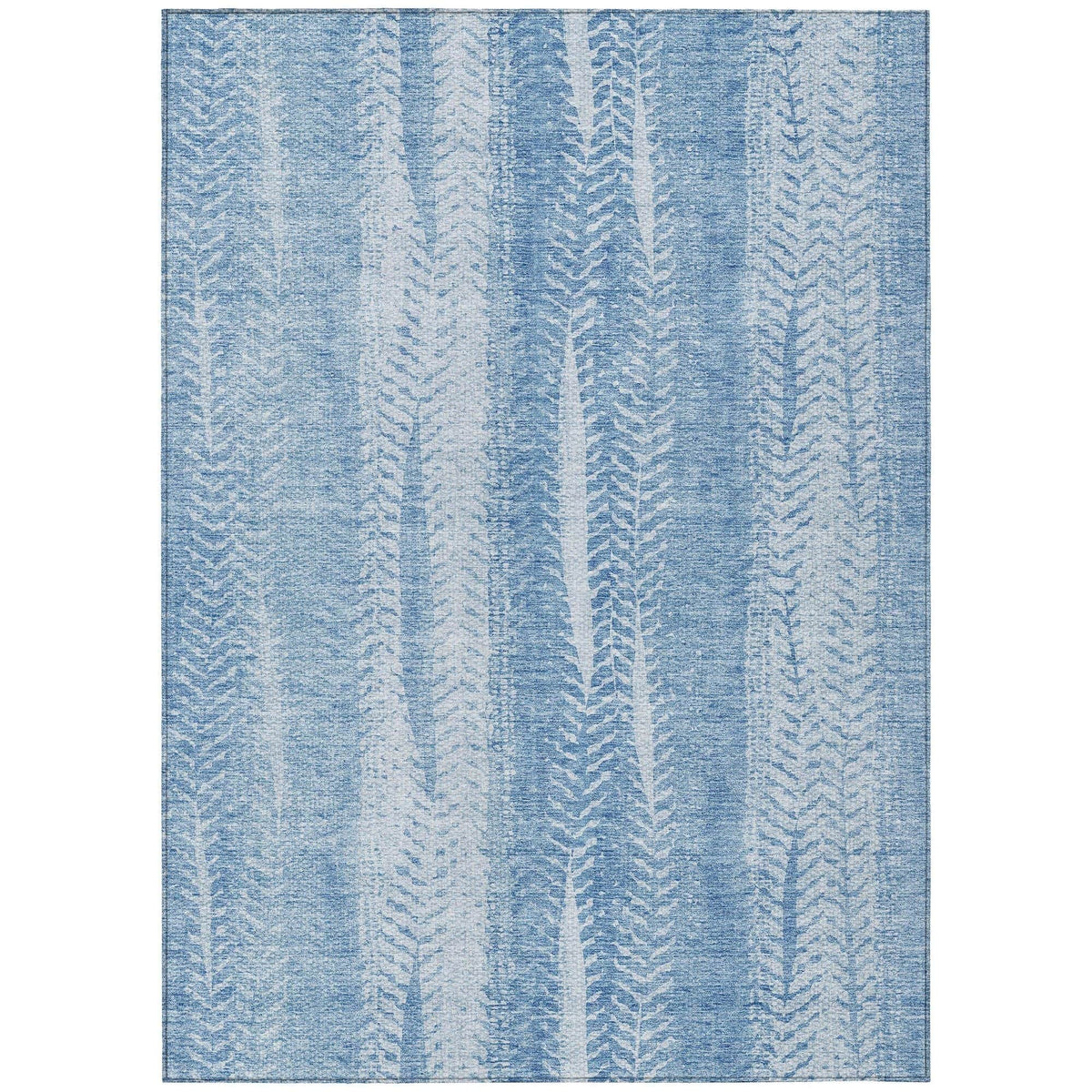 Machine Washable Sky Blue Rug - Indoor / Outdoor - Kids / Pet Friendly