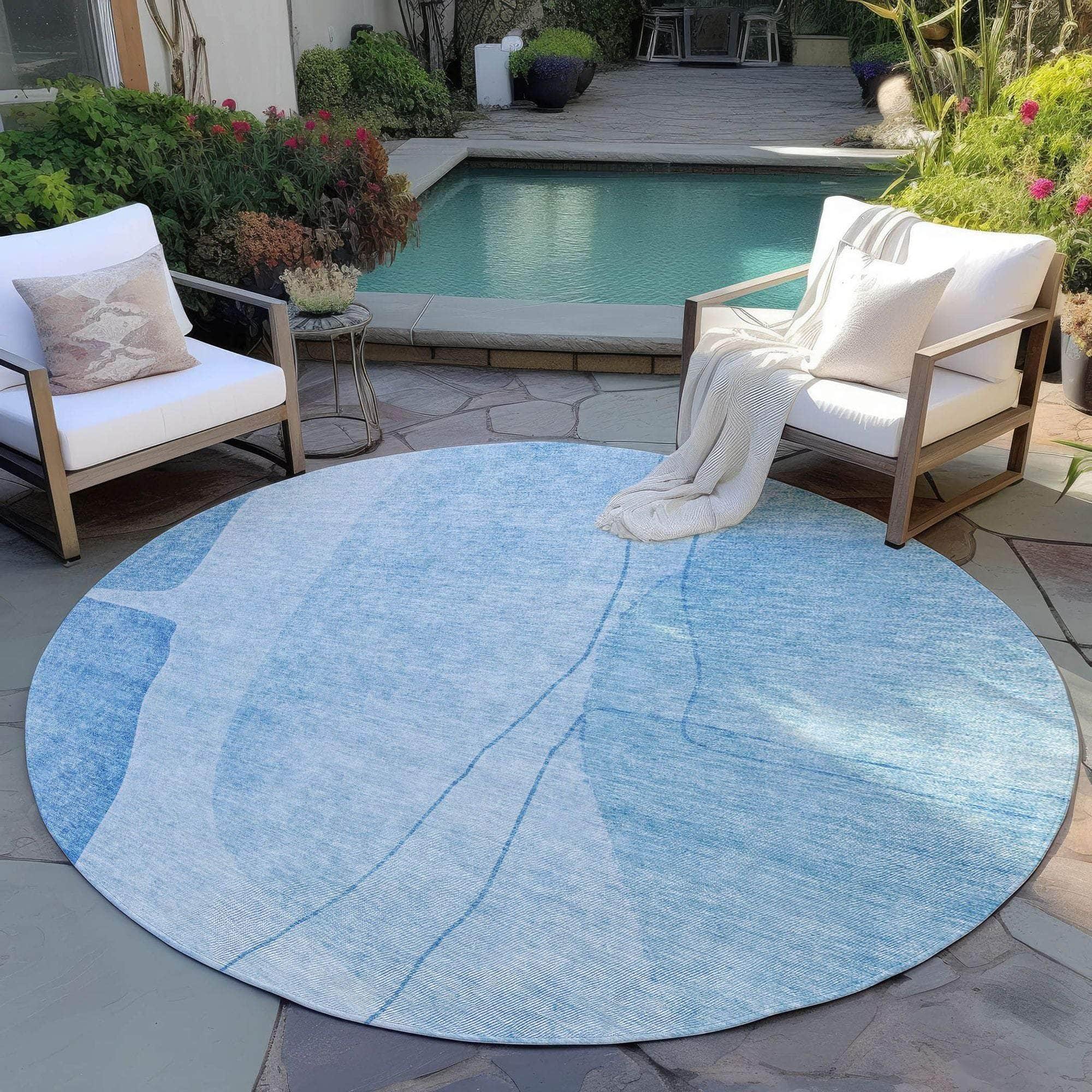Machine Made ACN696 Blue  Rugs #color_blue 