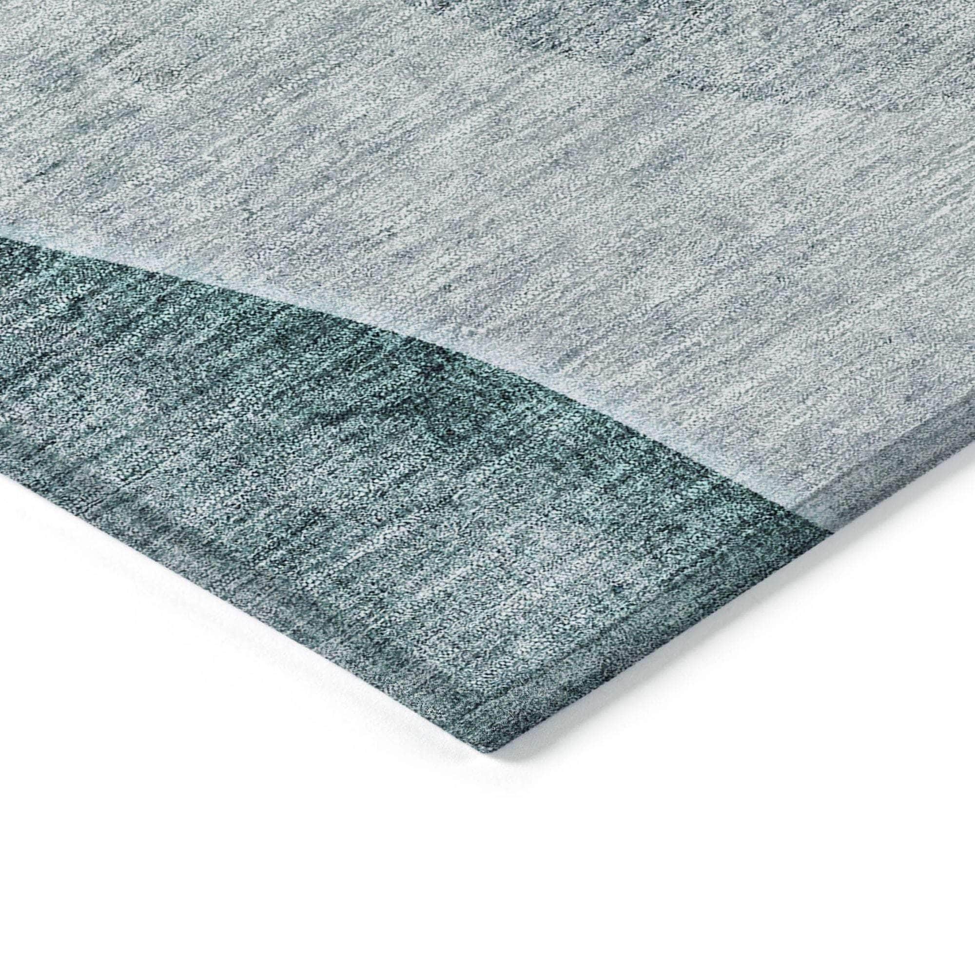 Machine Made ACN696 Teal  Rugs #color_teal 