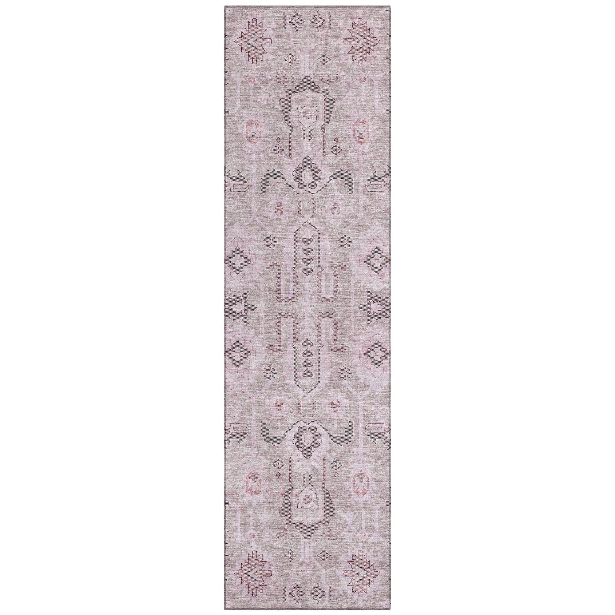 Machine Made ACN697 Pink  Rugs #color_pink 