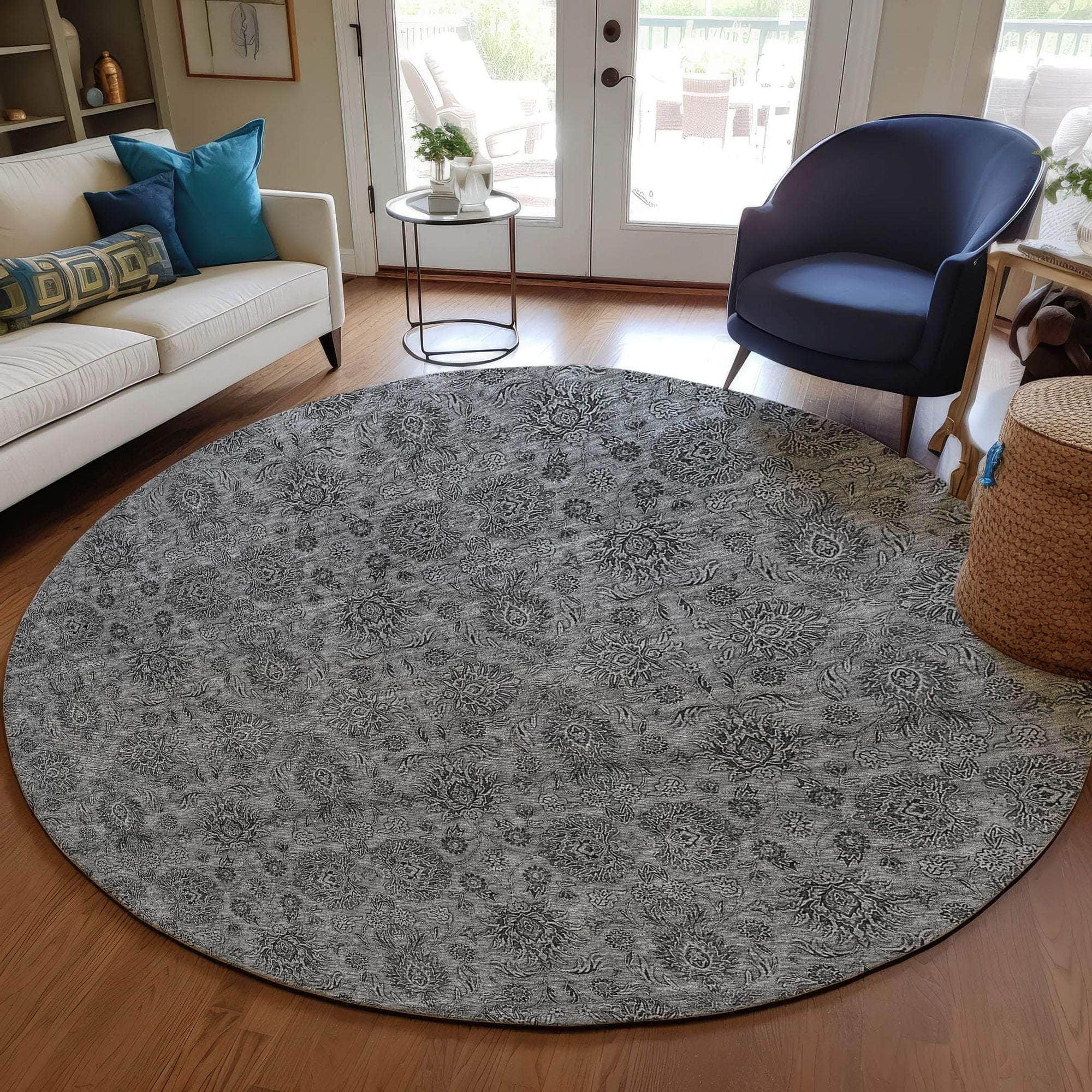 Machine Made ACN702 Gray  Rugs #color_gray 