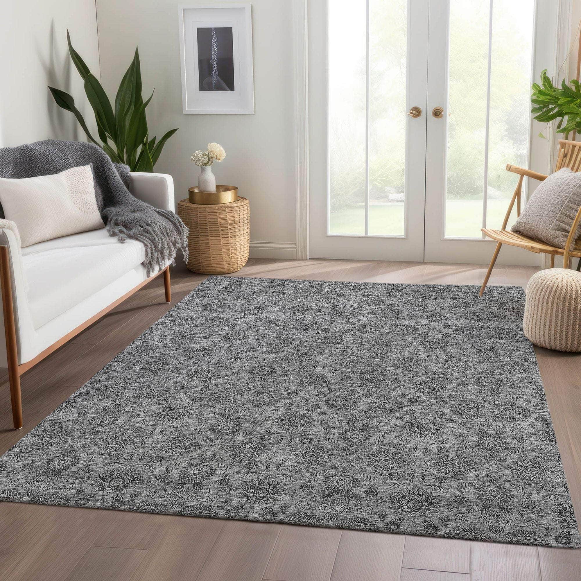 Machine Made ACN702 Gray  Rugs #color_gray 