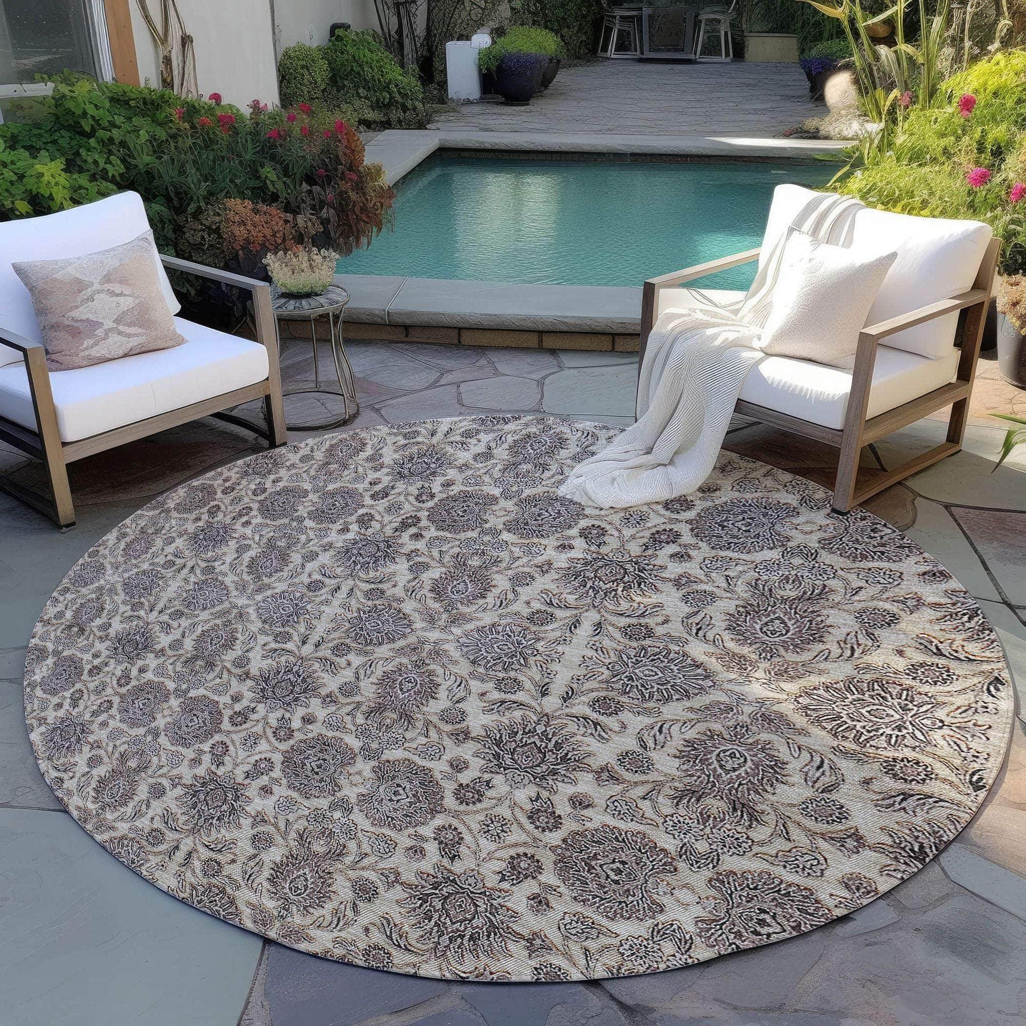 Machine Made ACN702 Ivory  Rugs #color_ivory 