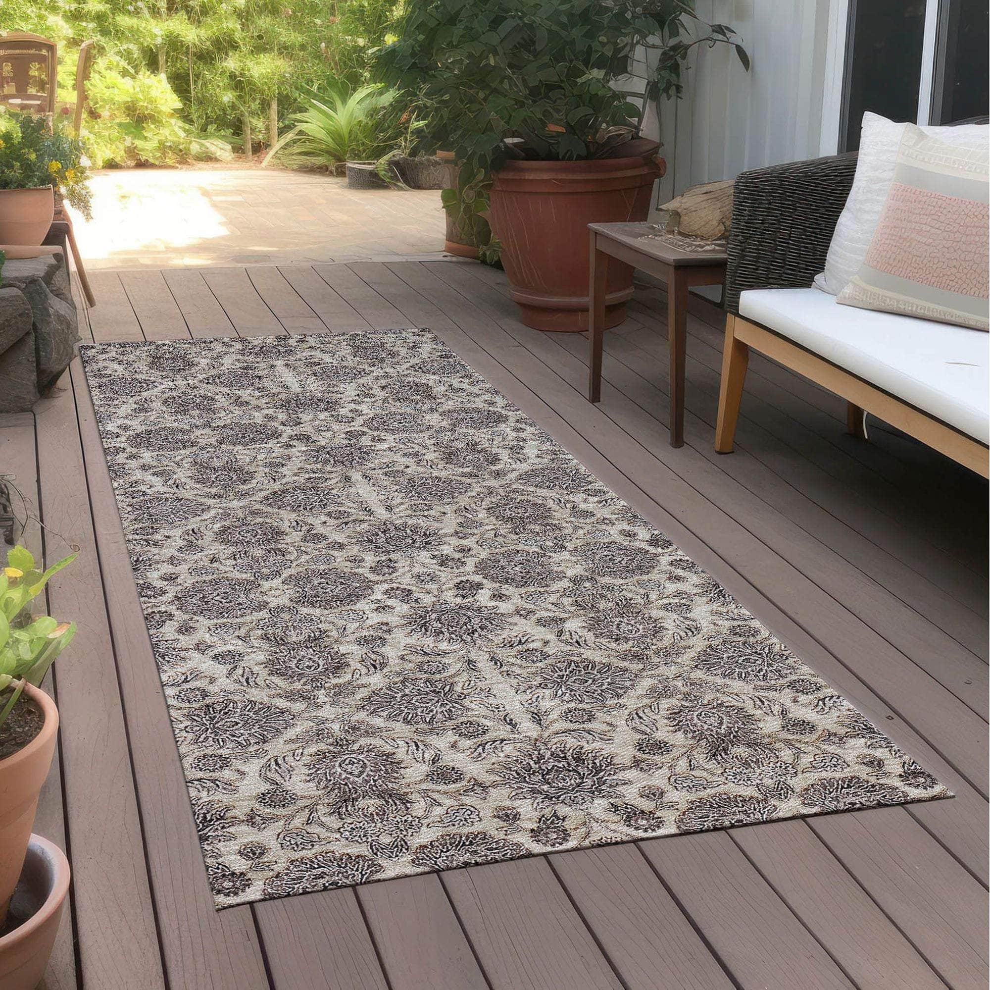 Machine Made ACN702 Ivory  Rugs #color_ivory 