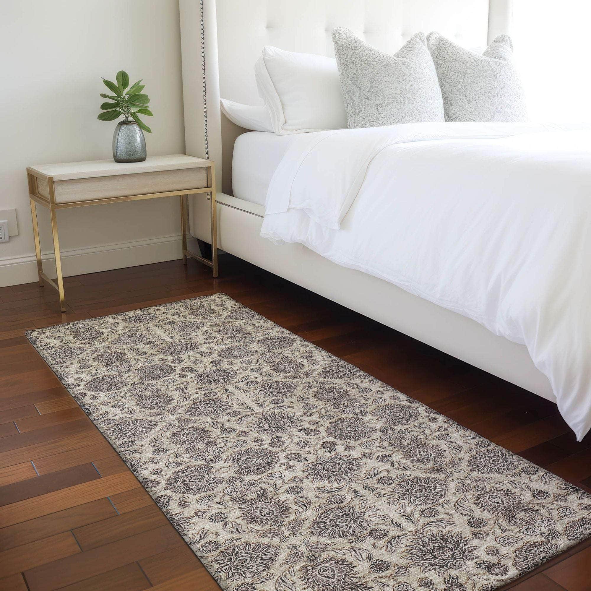 Machine Made ACN702 Ivory  Rugs #color_ivory 