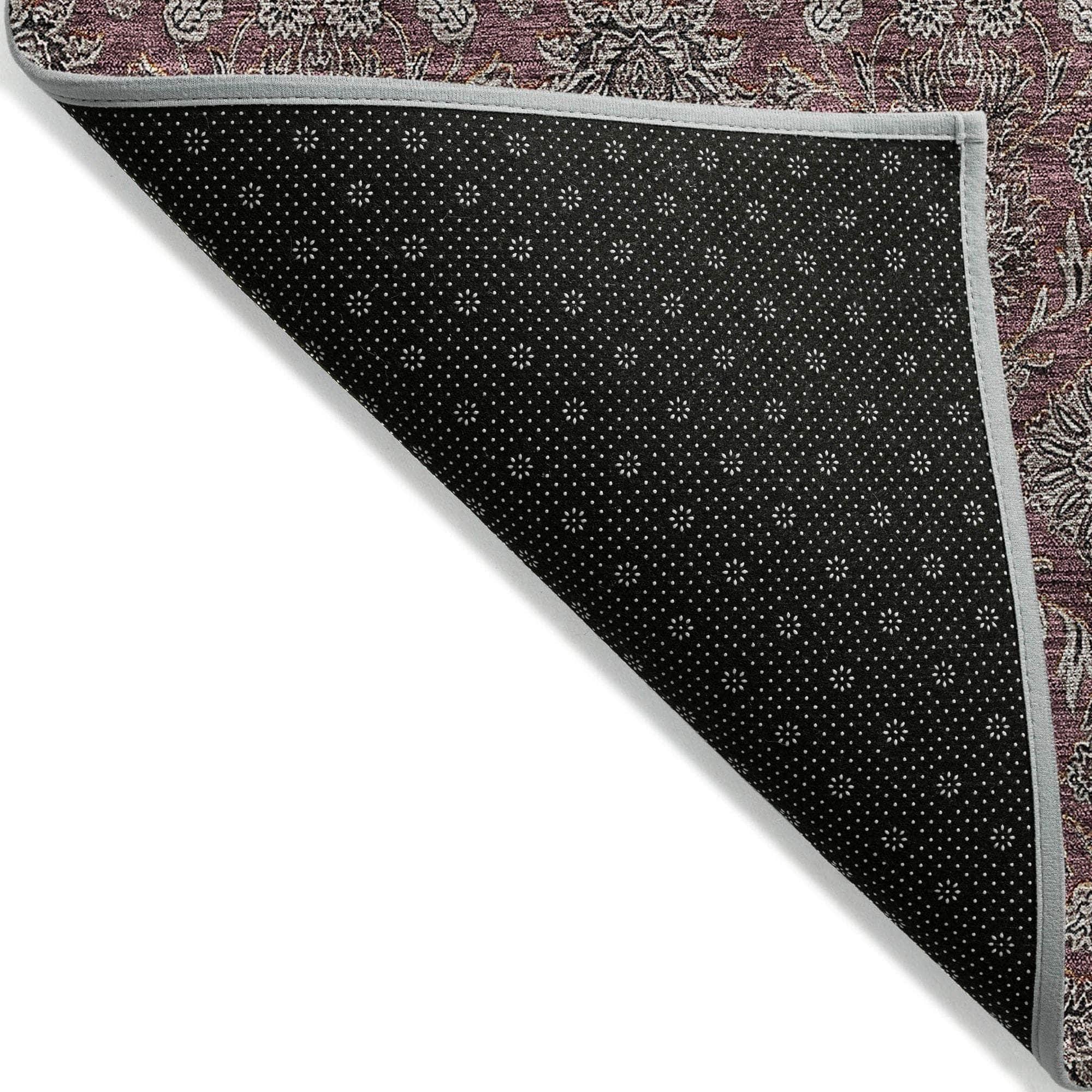 Machine Made ACN702 Merlot Red Rugs #color_merlot red