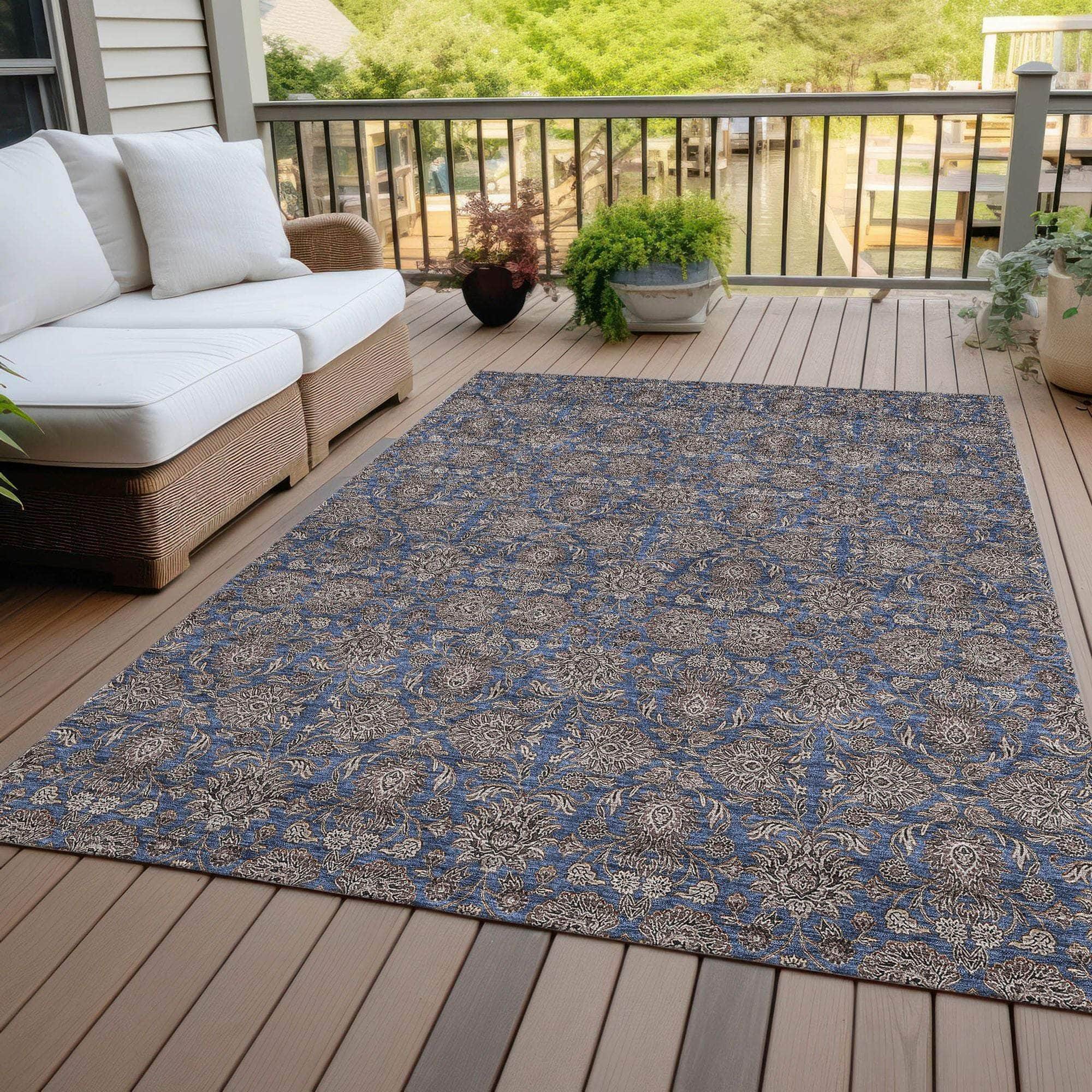 Machine Made ACN702 Navy Blue Rugs #color_navy blue