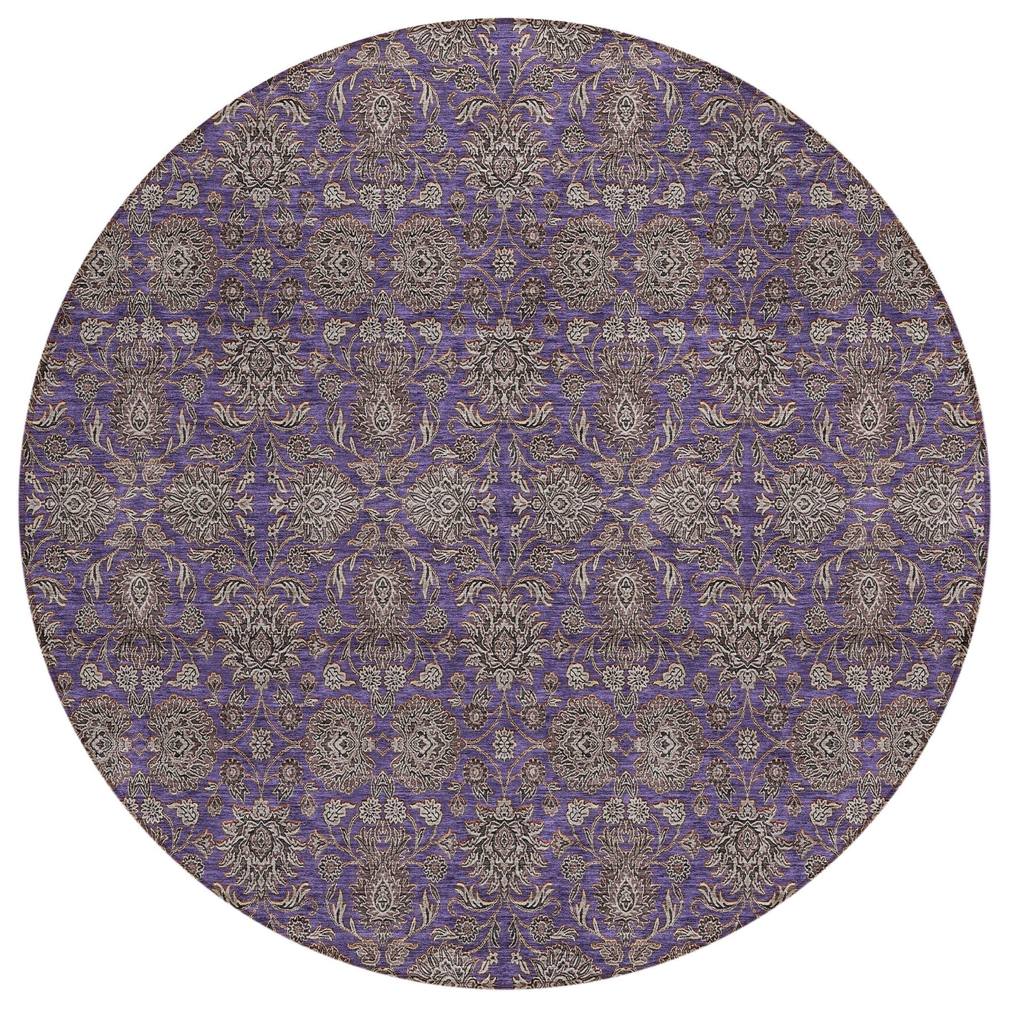 Machine Made ACN702 Purple  Rugs #color_purple 