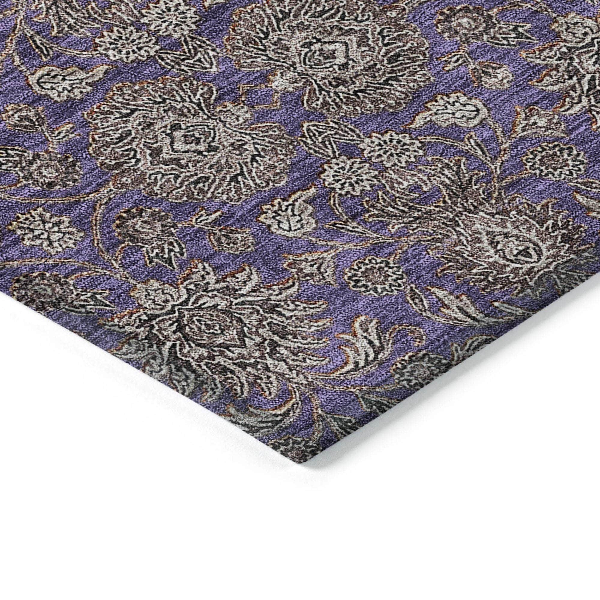 Machine Made ACN702 Purple  Rugs #color_purple 