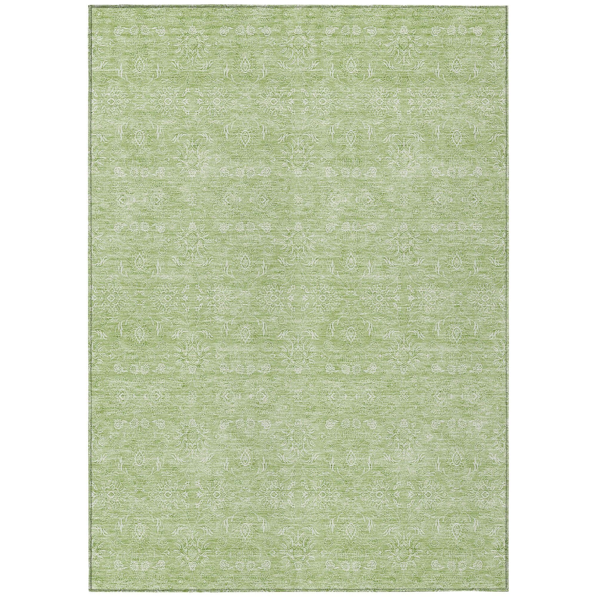 Machine Made ACN703 Aloe Green Rugs #color_aloe green