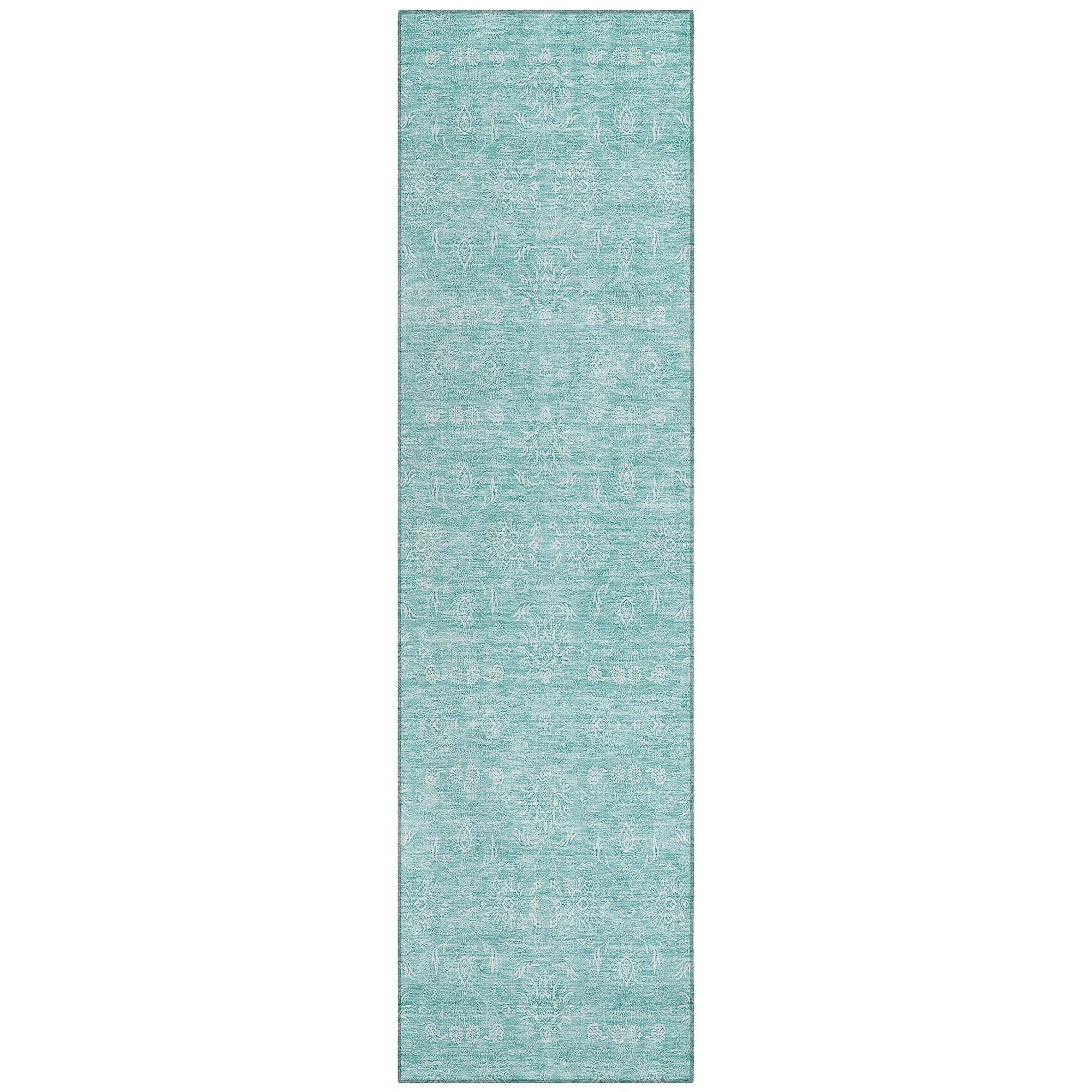 Machine Made ACN703 Aqua Teal Rugs #color_aqua teal
