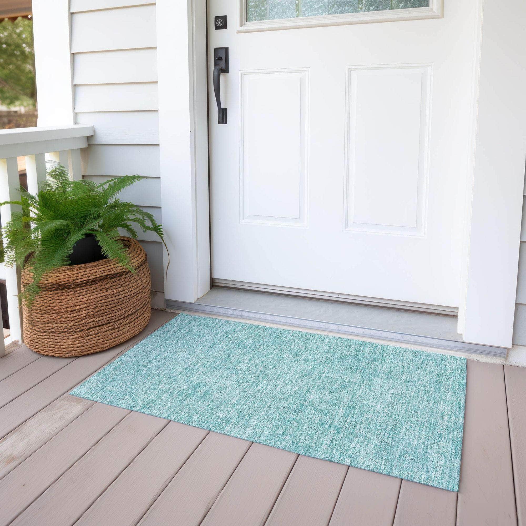 Machine Made ACN703 Aqua Teal Rugs #color_aqua teal