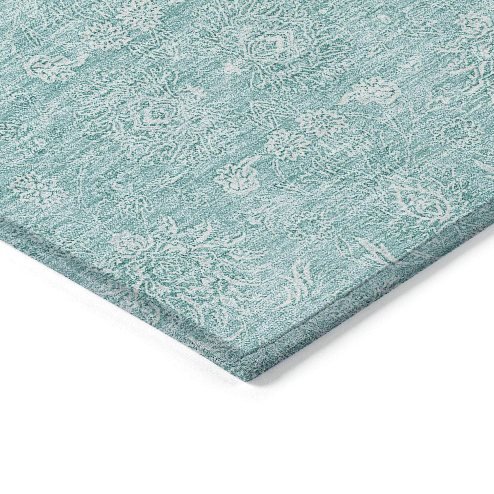 Machine Made ACN703 Aqua Teal Rugs #color_aqua teal