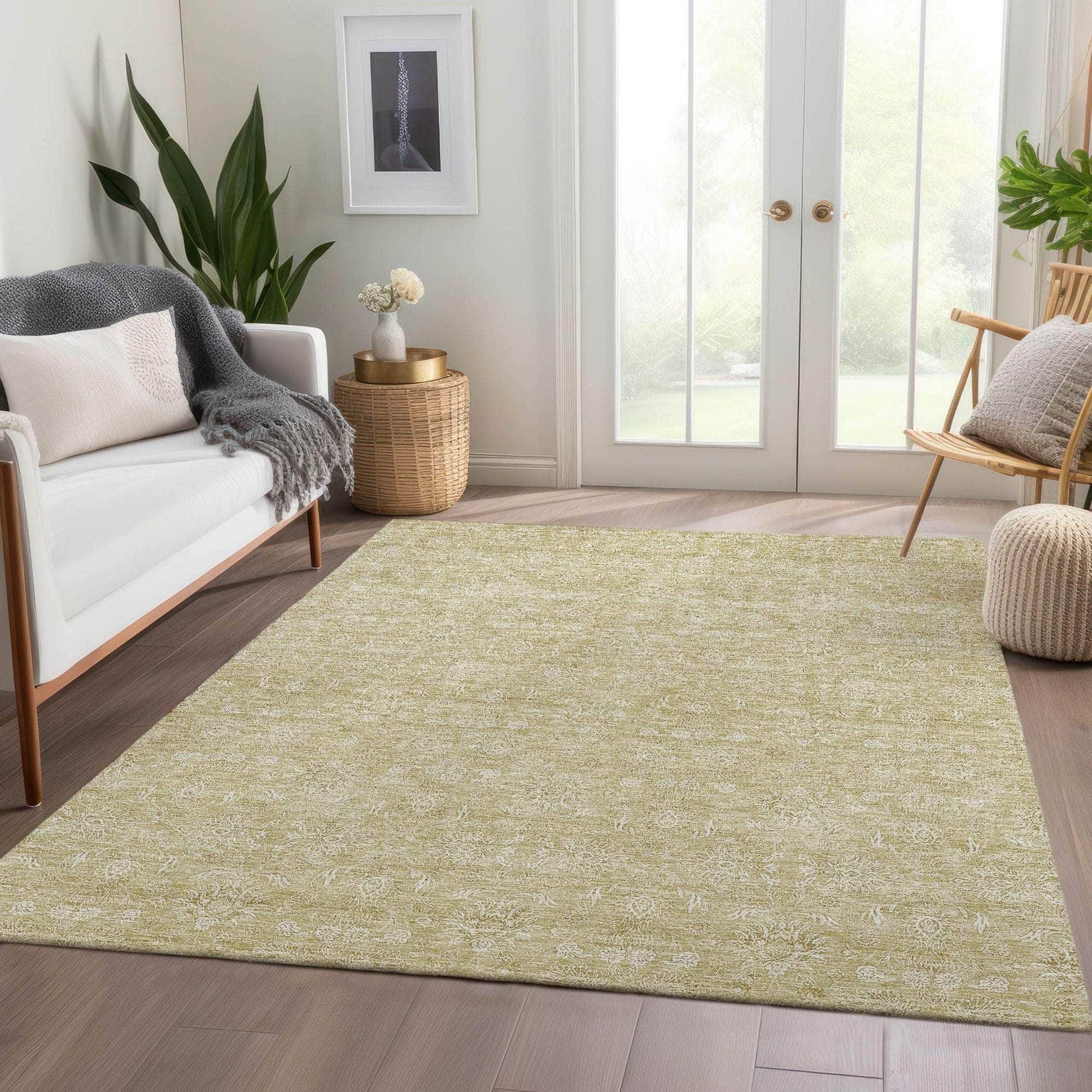 Machine Made ACN703 Beige Brown Rugs #color_beige brown