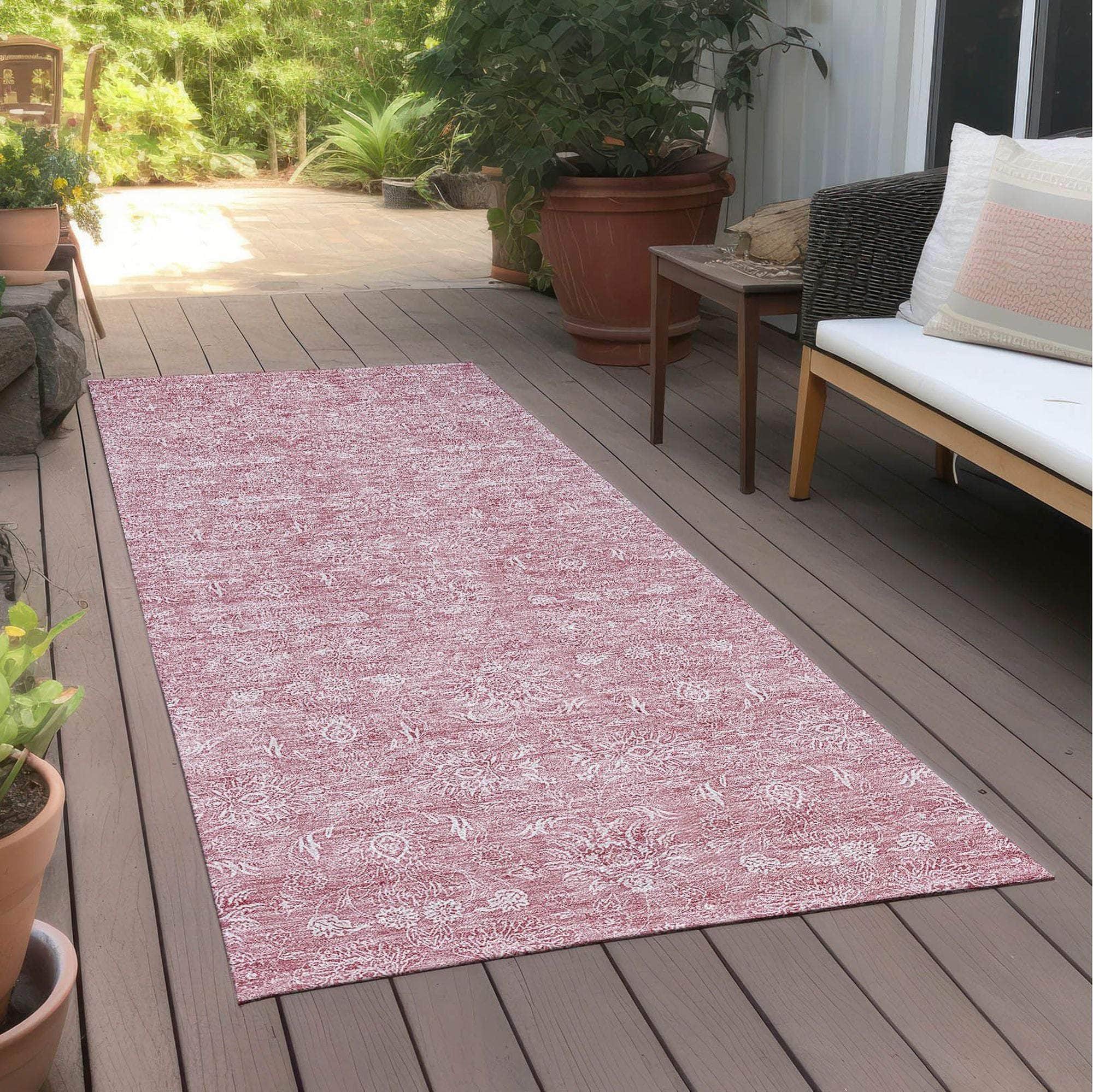 Machine Made ACN703 Blush Pink Rugs #color_blush pink