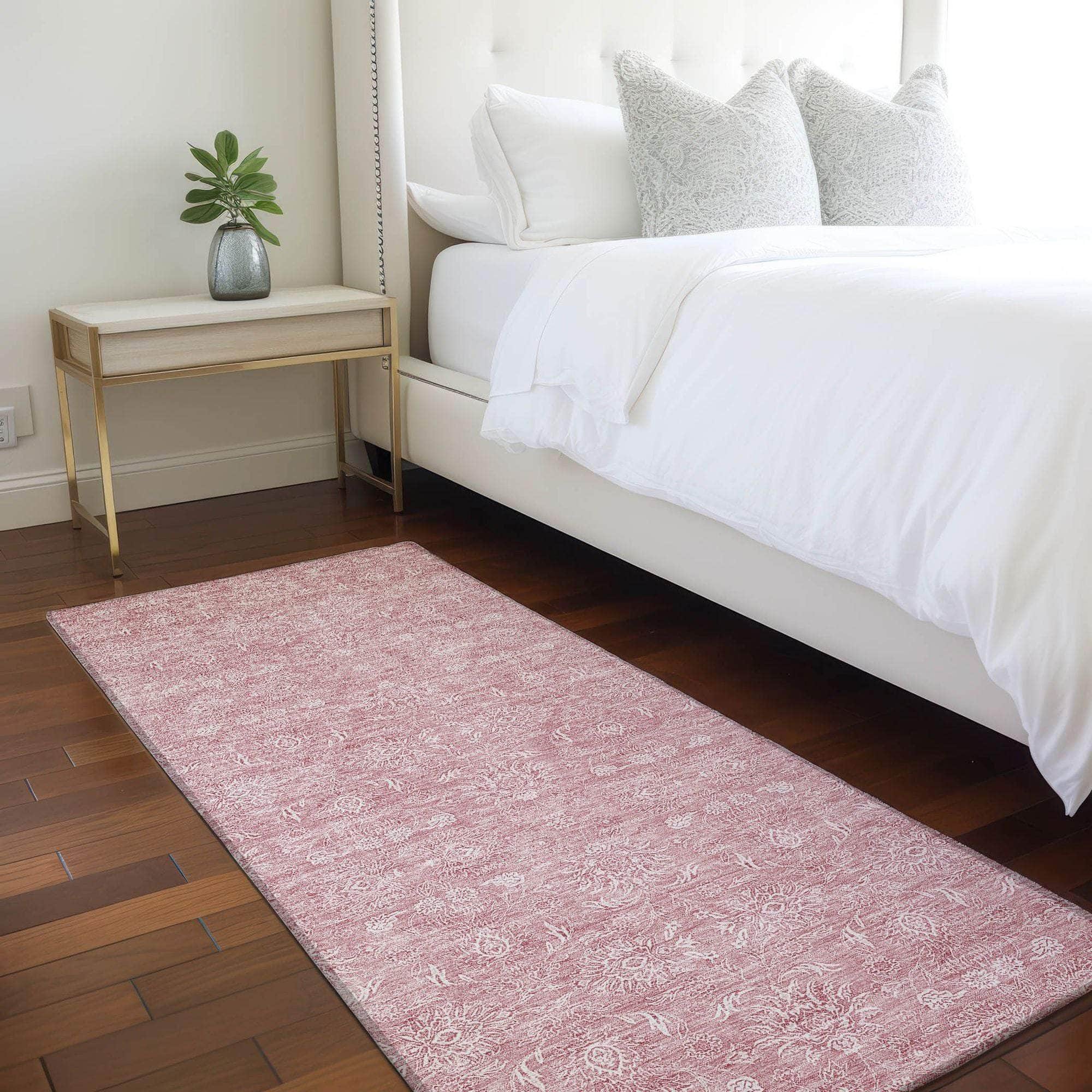 Machine Made ACN703 Blush Pink Rugs #color_blush pink