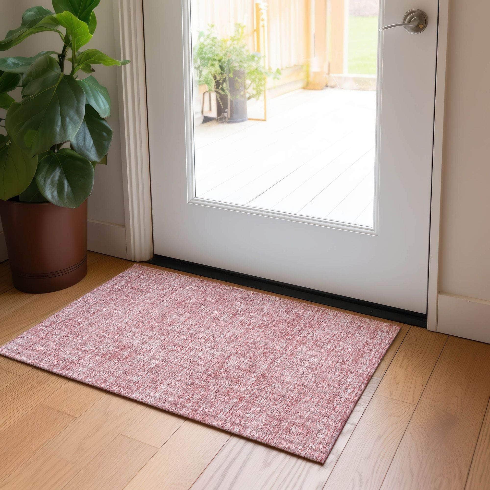 Machine Made ACN703 Blush Pink Rugs #color_blush pink