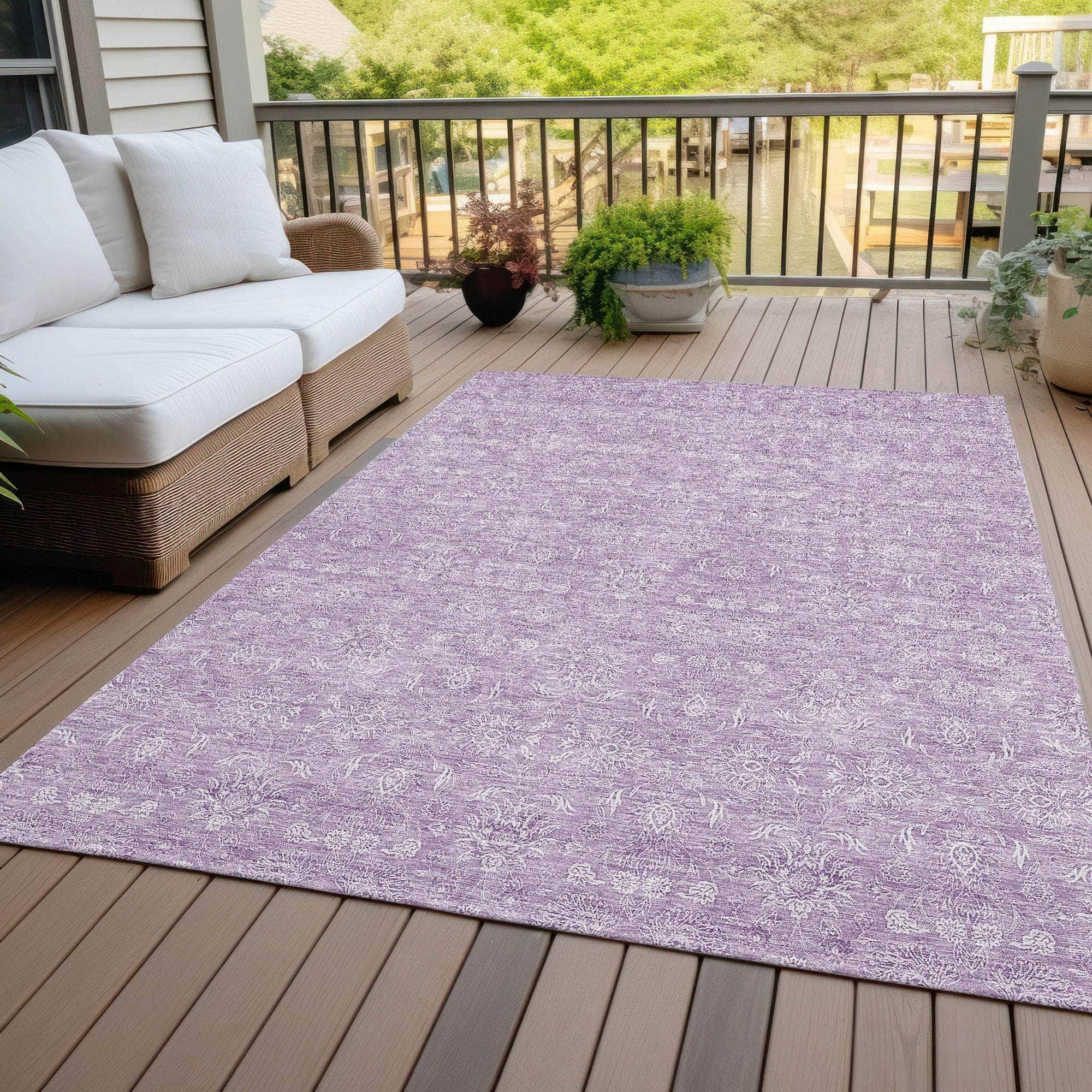 Machine Made ACN703 Lavender Purple Rugs #color_lavender purple
