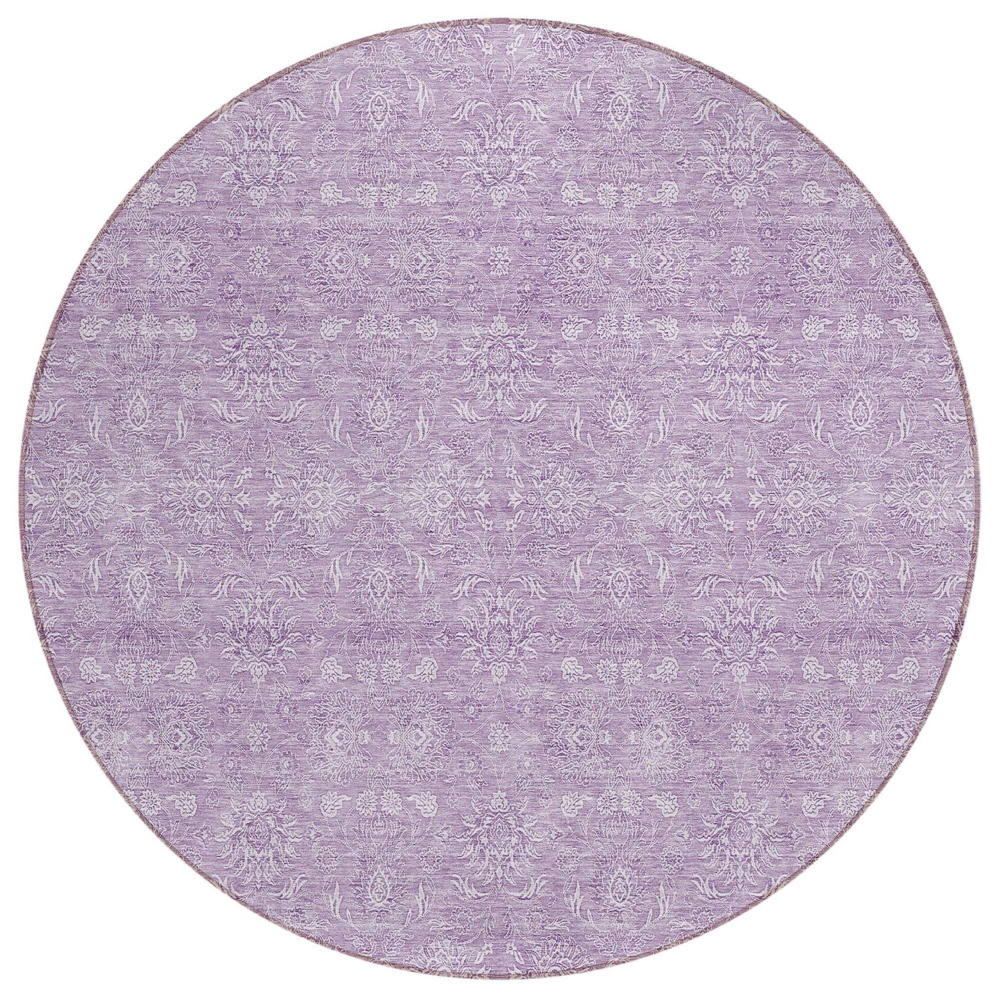 Machine Made ACN703 Lavender Purple Rugs #color_lavender purple