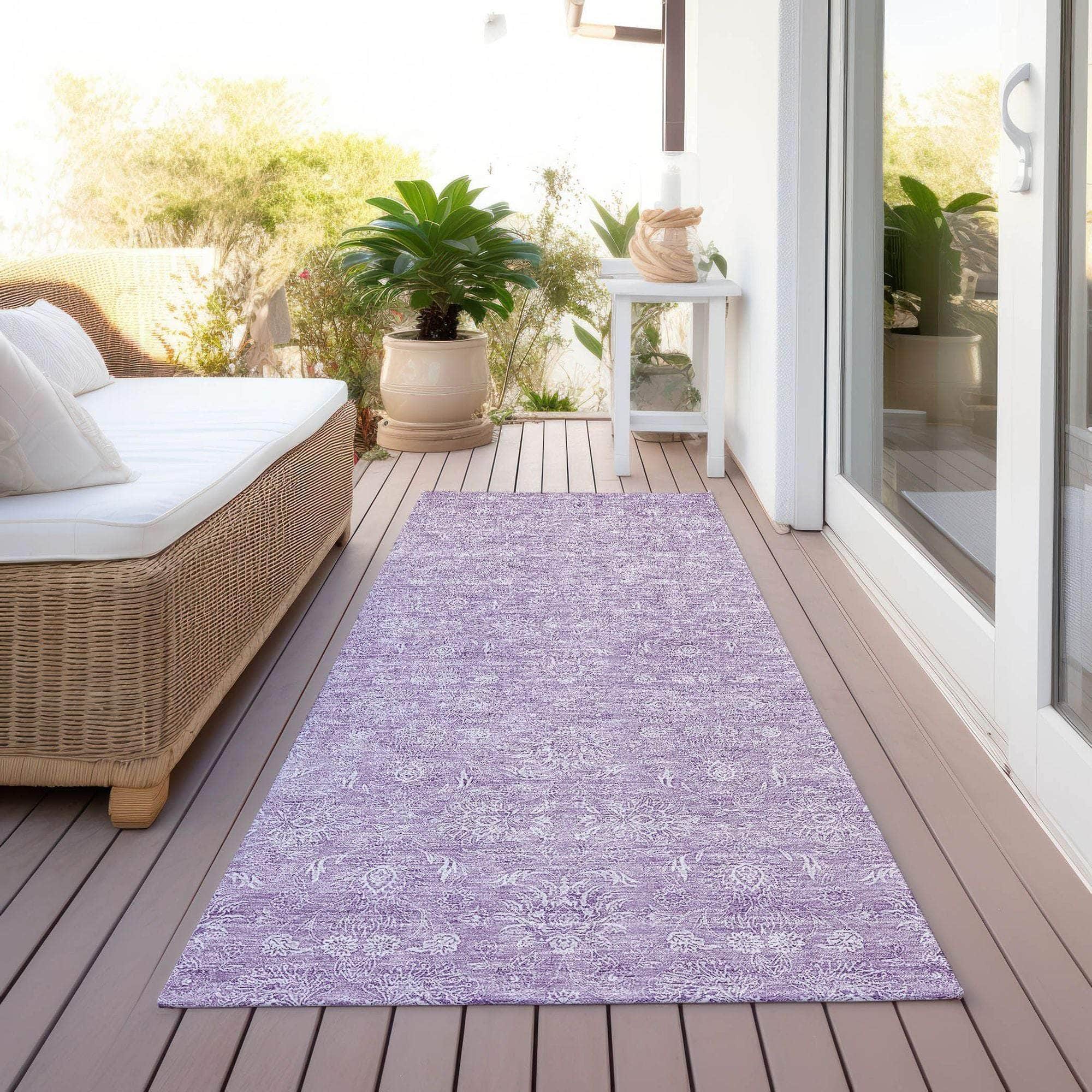 Machine Made ACN703 Lavender Purple Rugs #color_lavender purple