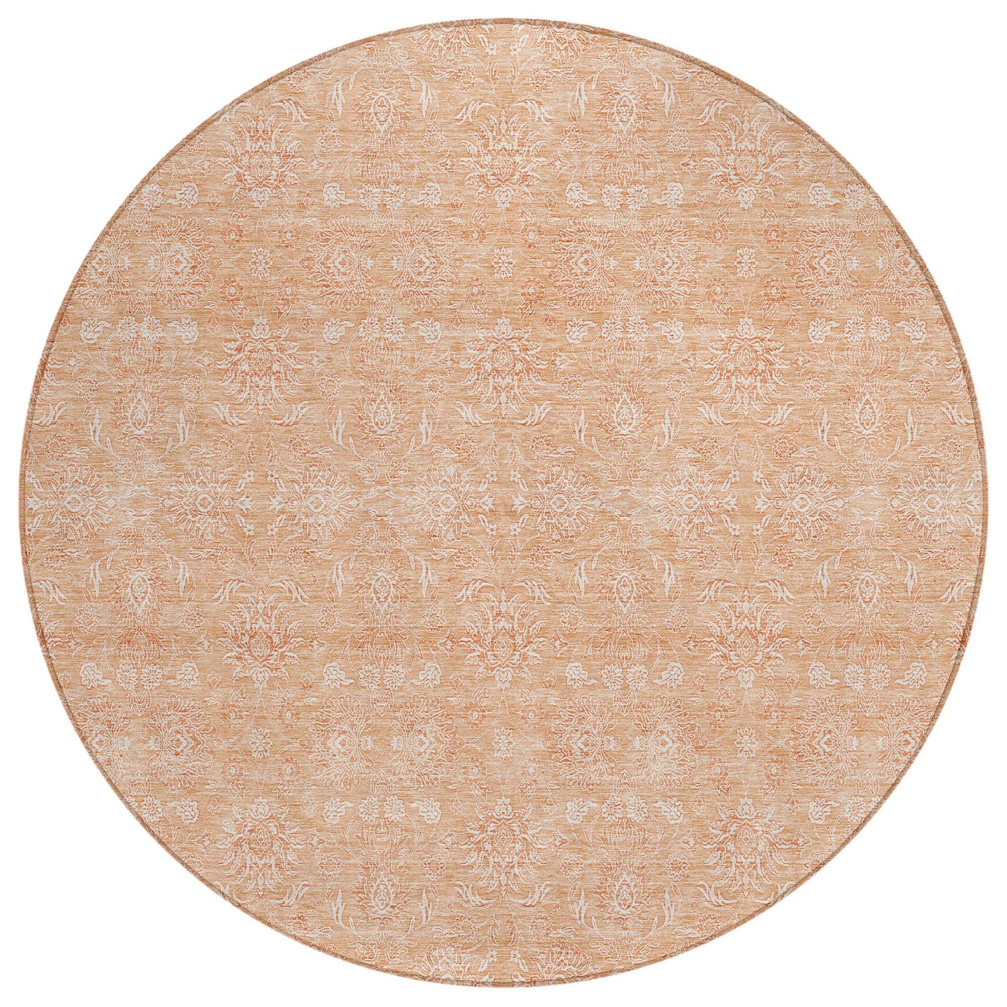 Machine Made ACN703 Peach Orange Rugs #color_peach orange