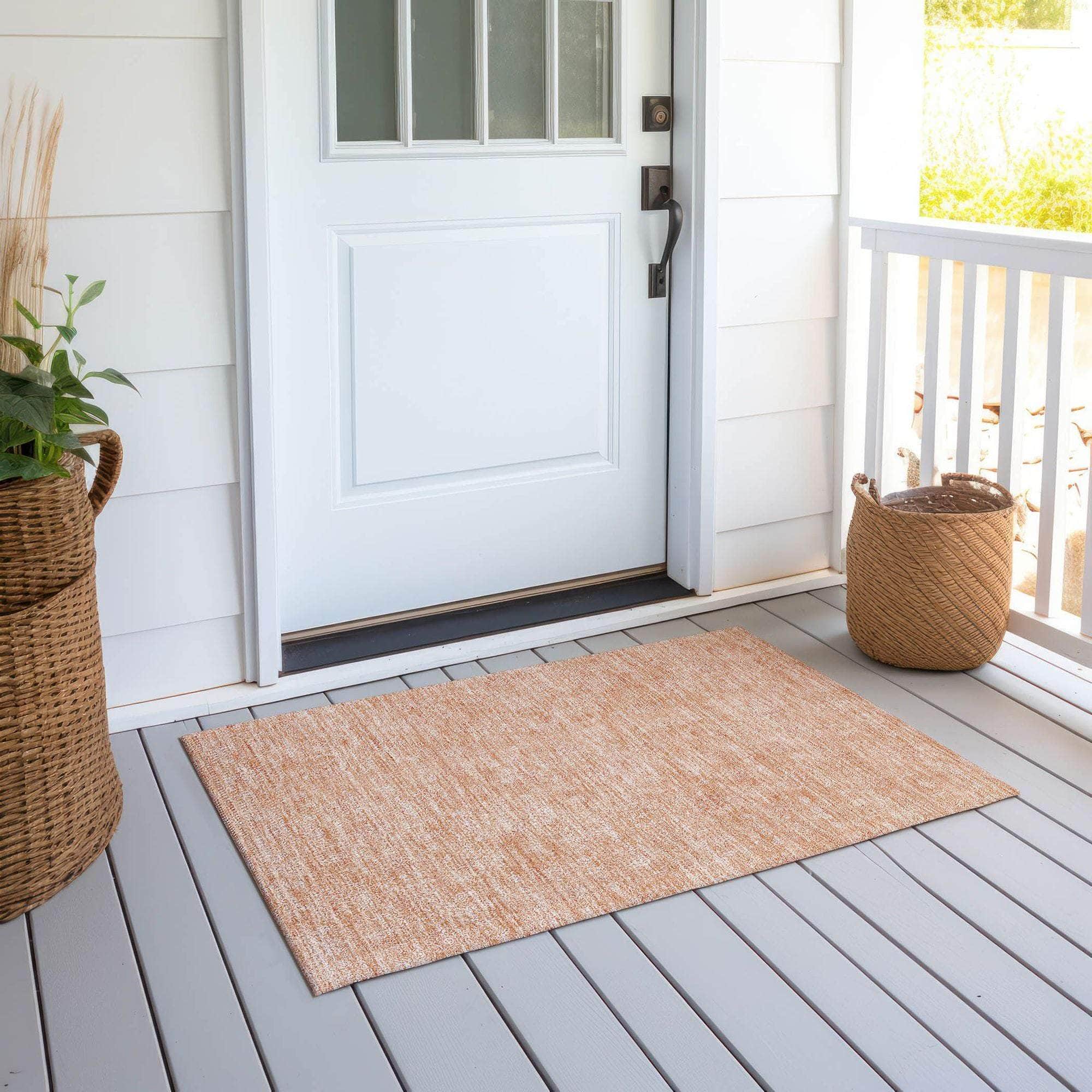 Machine Made ACN703 Peach Orange Rugs #color_peach orange