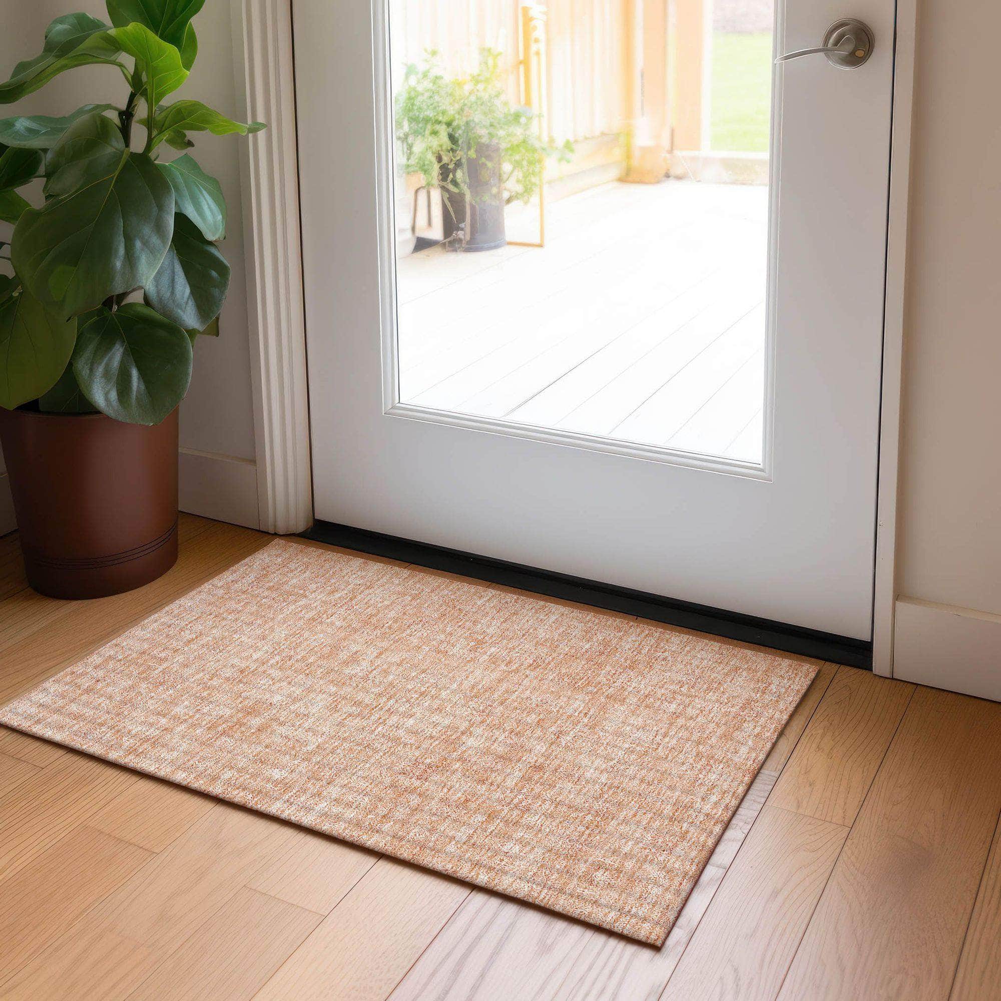 Machine Made ACN703 Peach Orange Rugs #color_peach orange