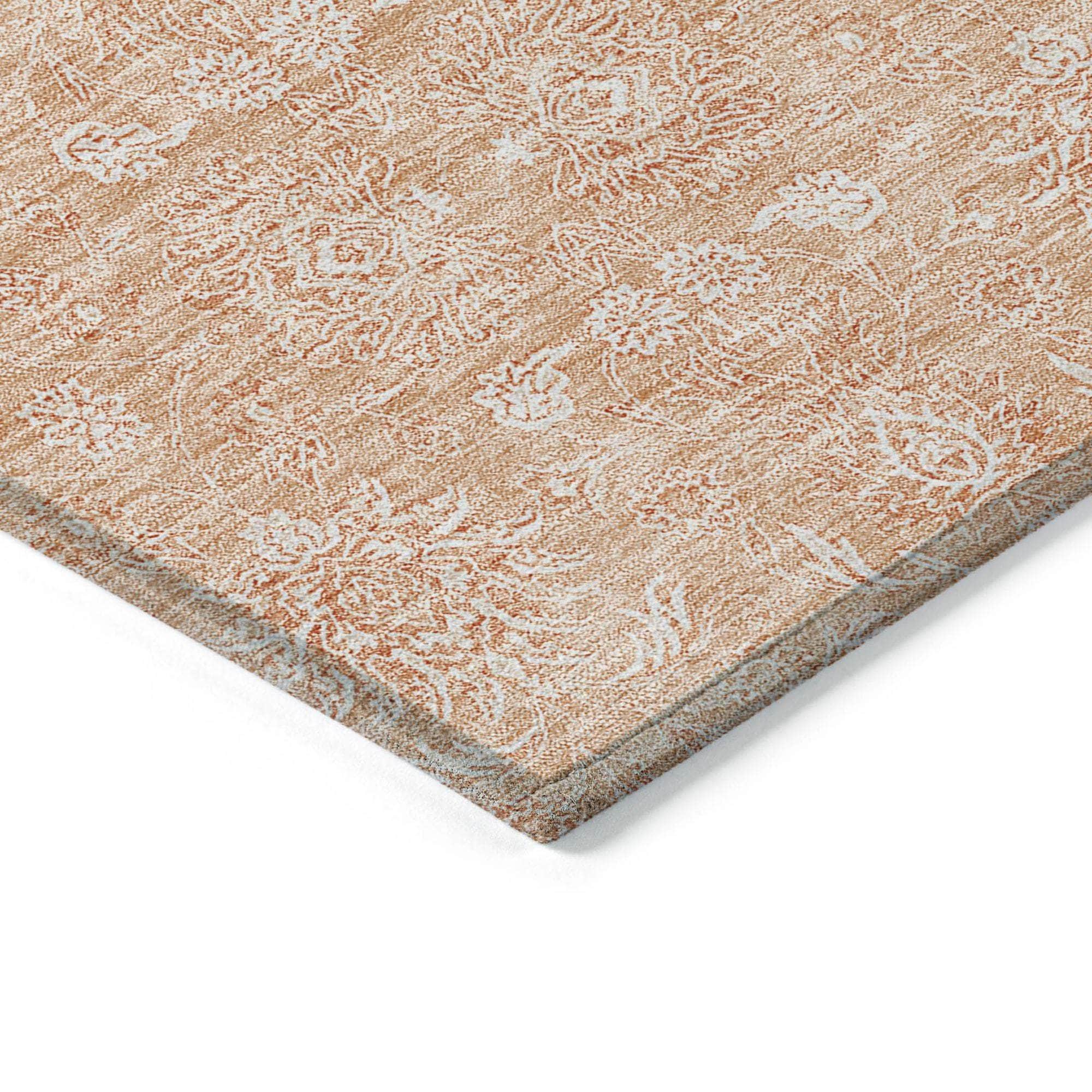Machine Made ACN703 Peach Orange Rugs #color_peach orange