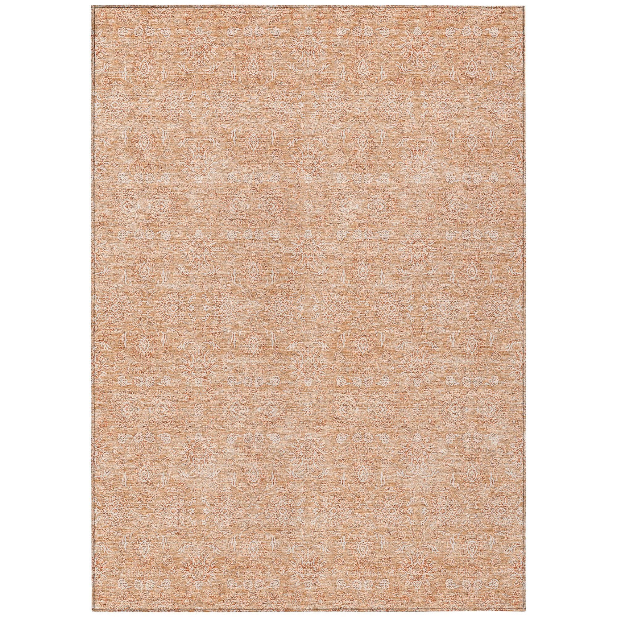 Machine Made ACN703 Peach Orange Rugs #color_peach orange