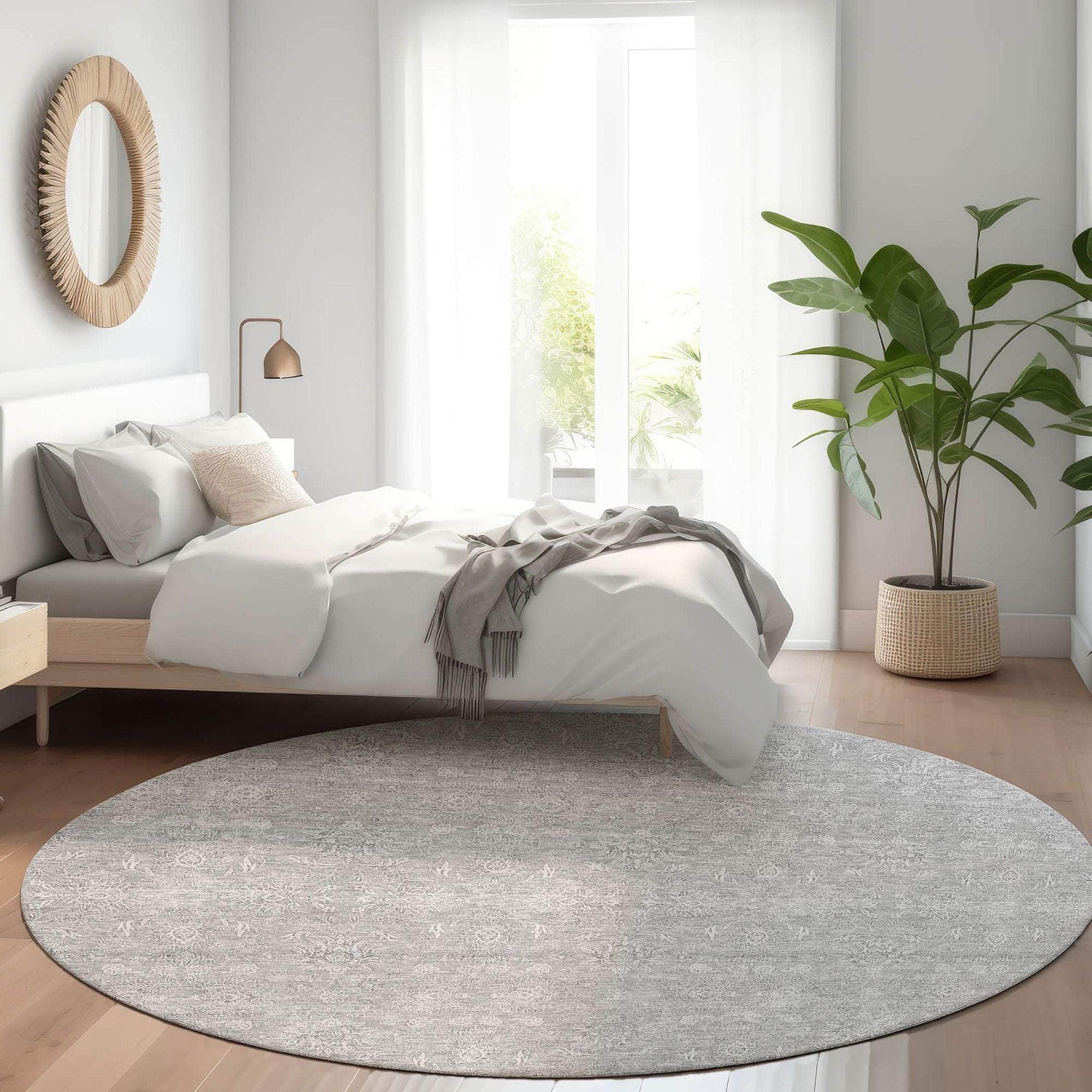 Machine Made ACN703 Silver Gray Rugs #color_silver gray