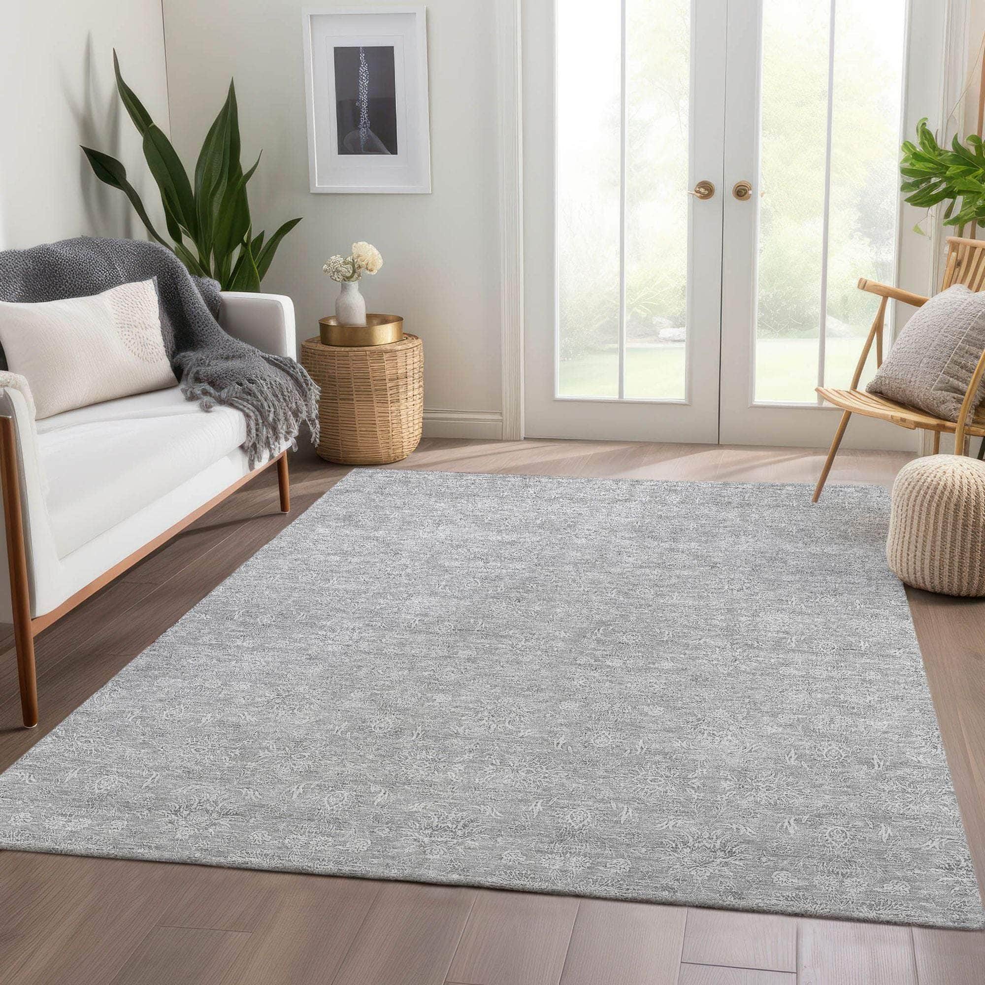 Machine Made ACN703 Silver Gray Rugs #color_silver gray